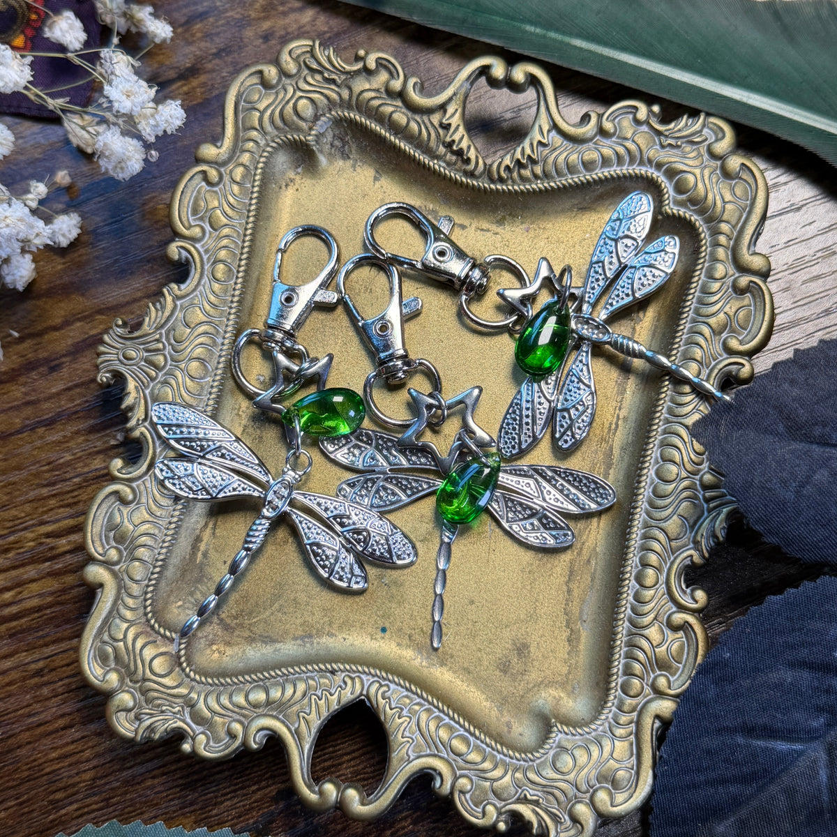 Dragonfly Drop Keychain