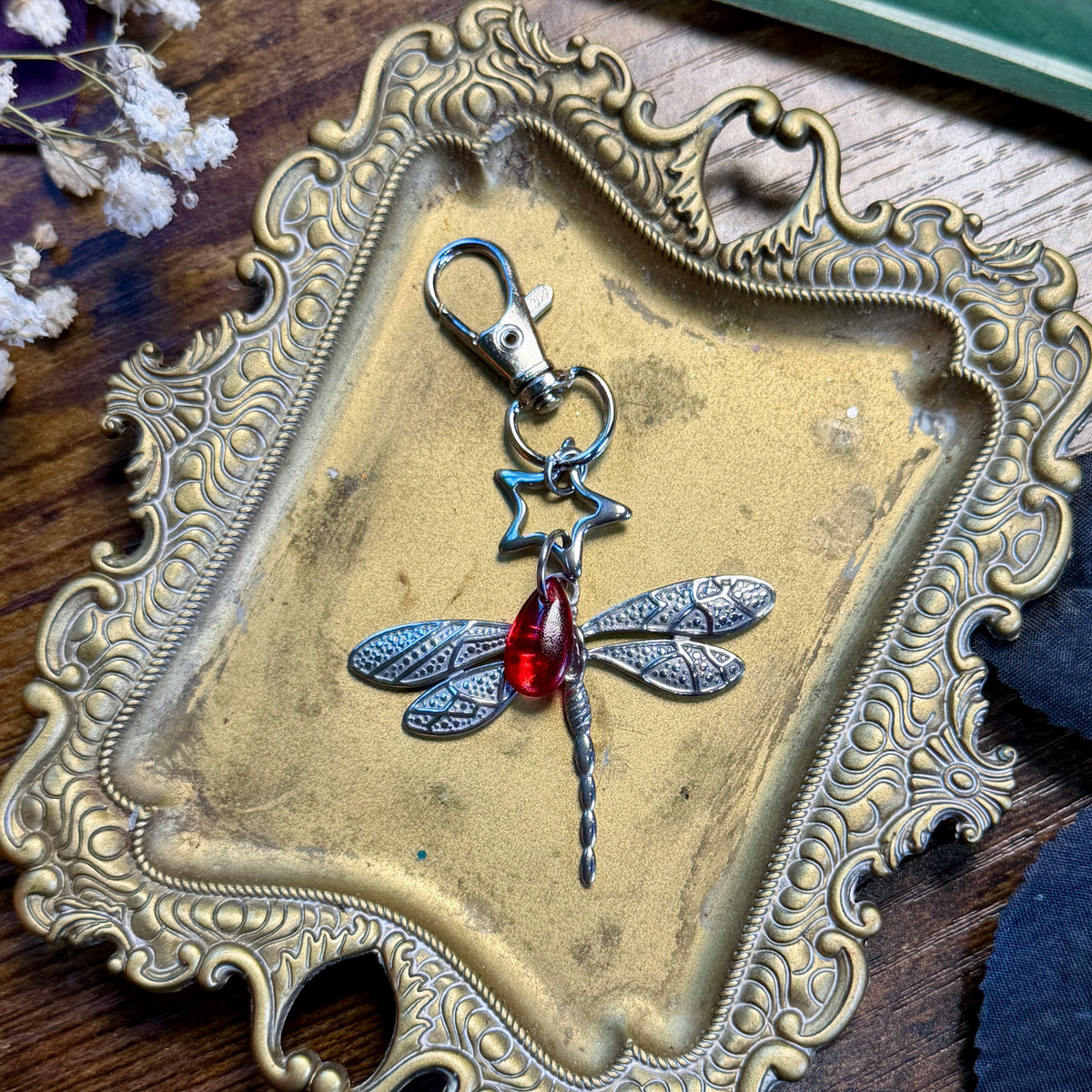 Dragonfly Drop Keychain
