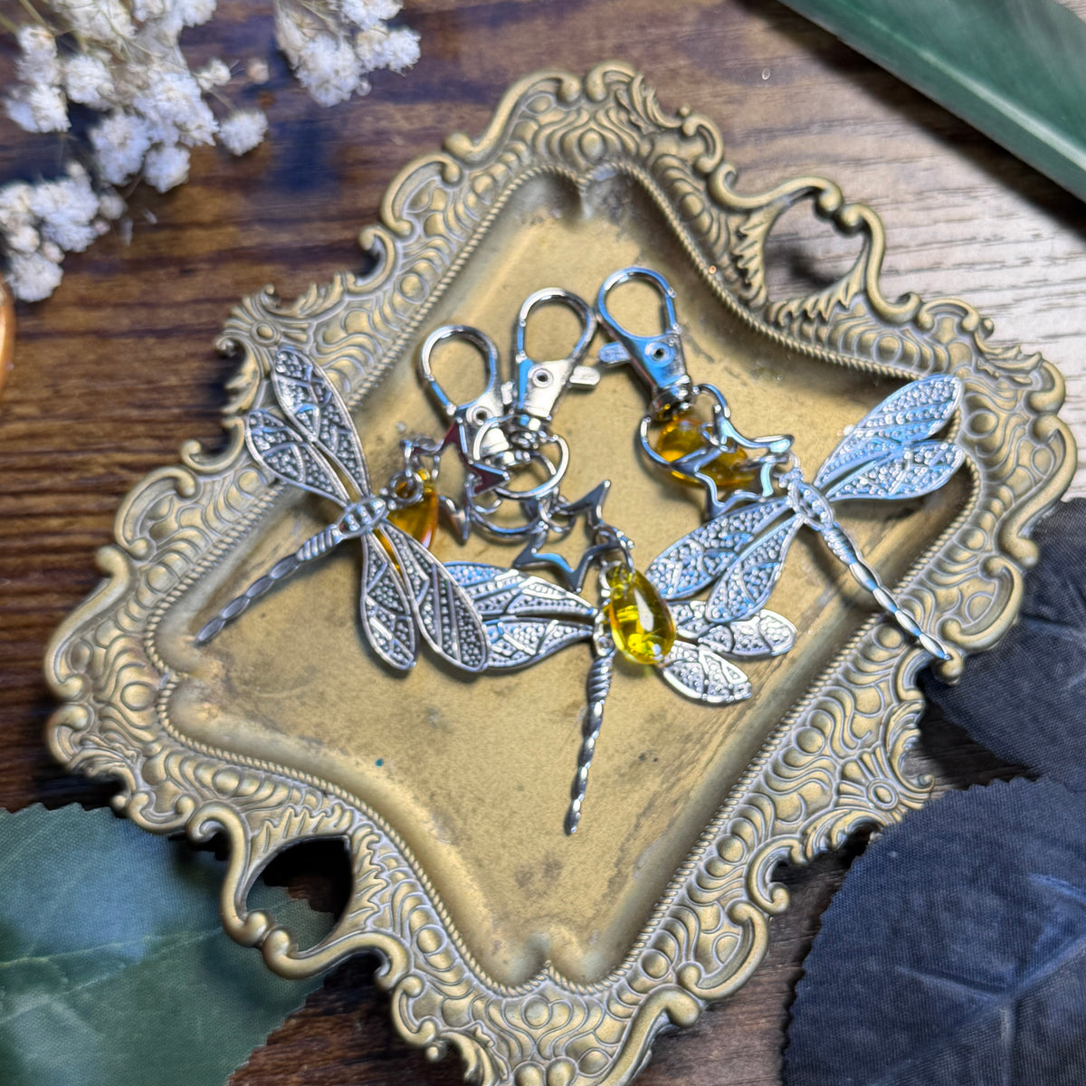 Dragonfly Drop Keychain