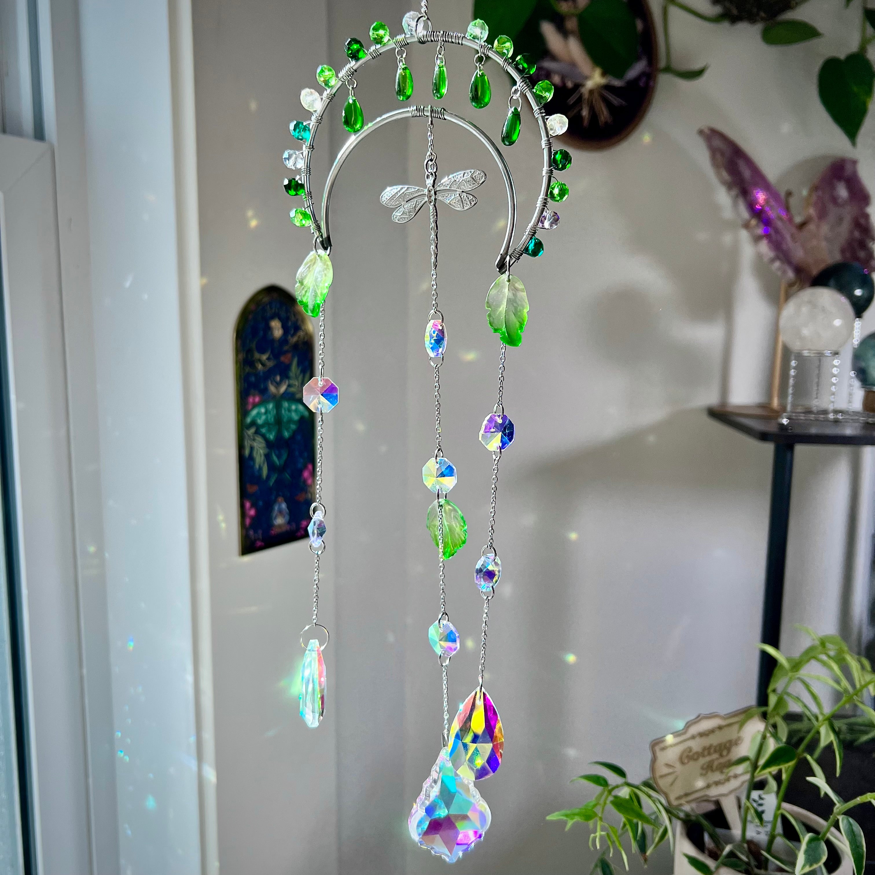 Dragonfly Garden Sun Catcher