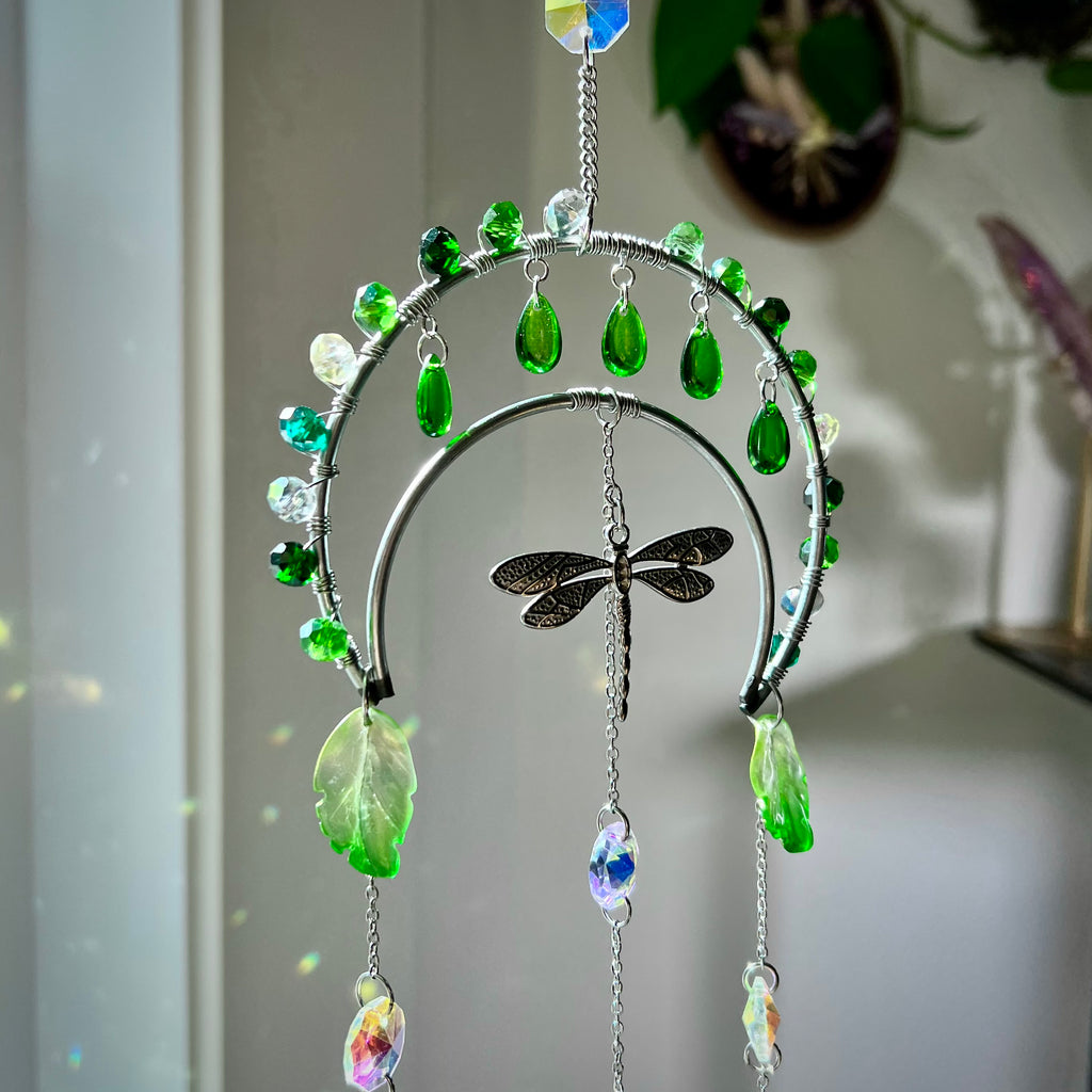 Dragonfly Garden Sun Catcher