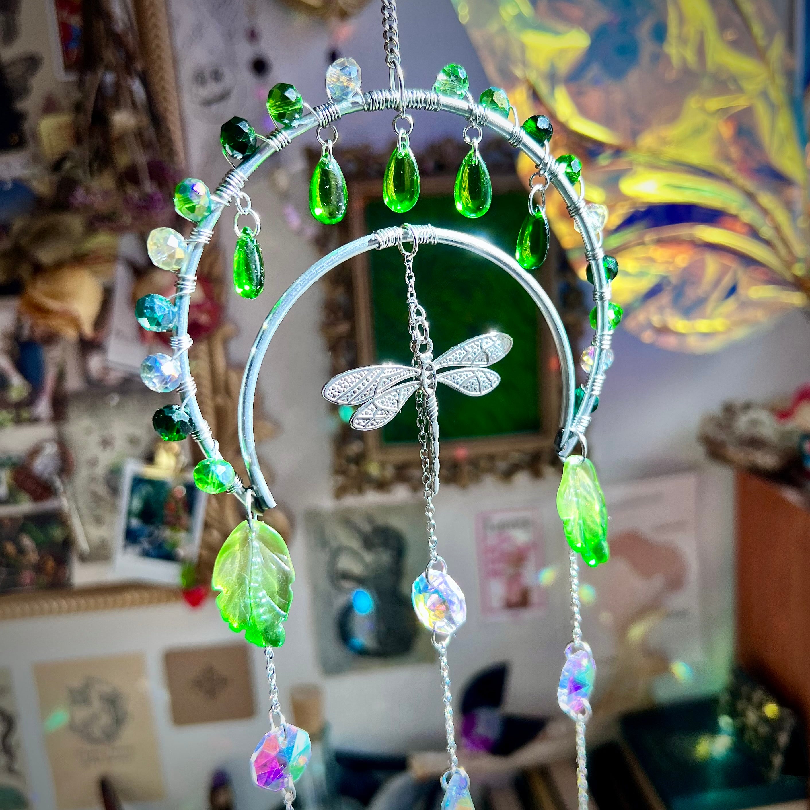 Dragonfly Garden Sun Catcher