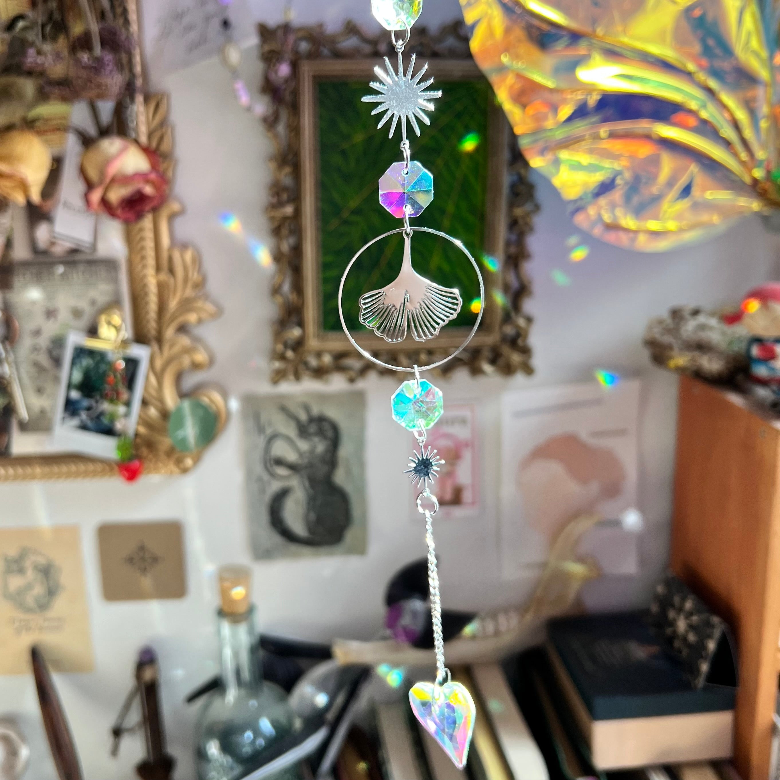 Ginkgo Leaf Suncatcher