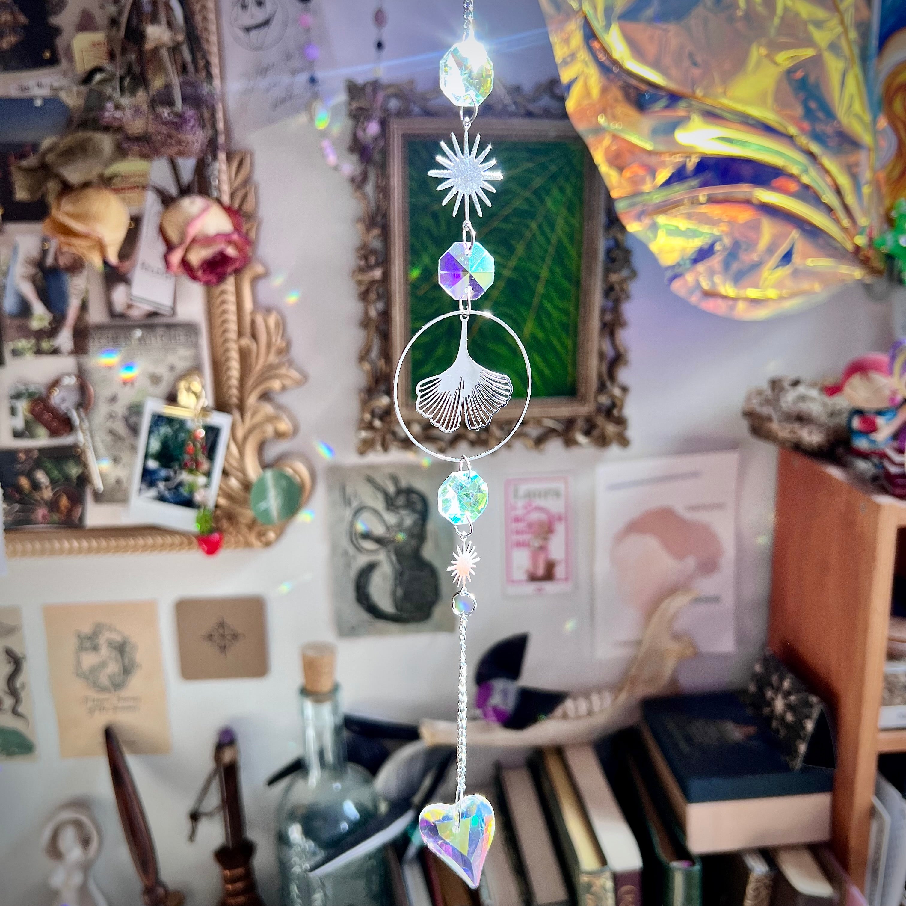 Ginkgo Leaf Suncatcher