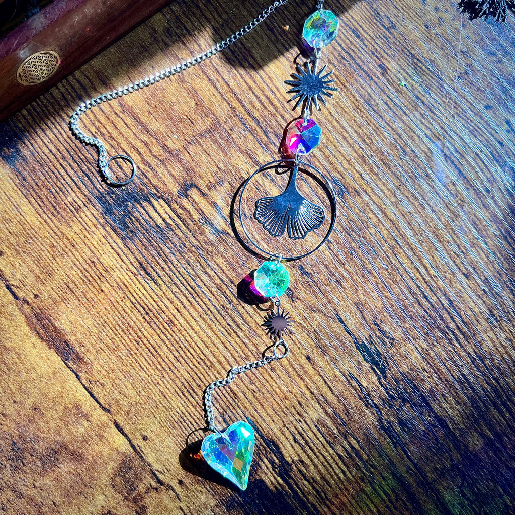 Ginkgo Leaf Suncatcher