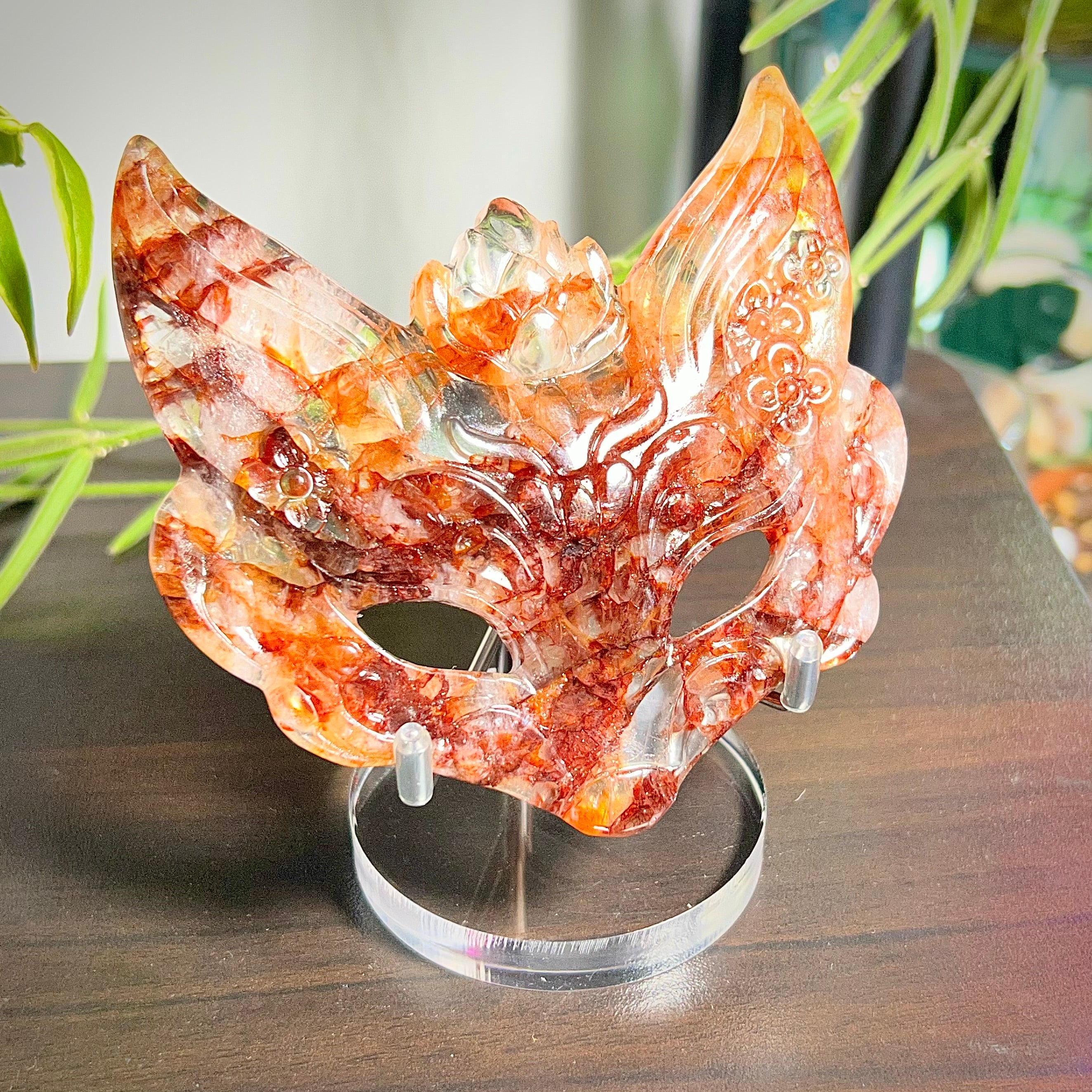 Fire Quartz Fox Mask