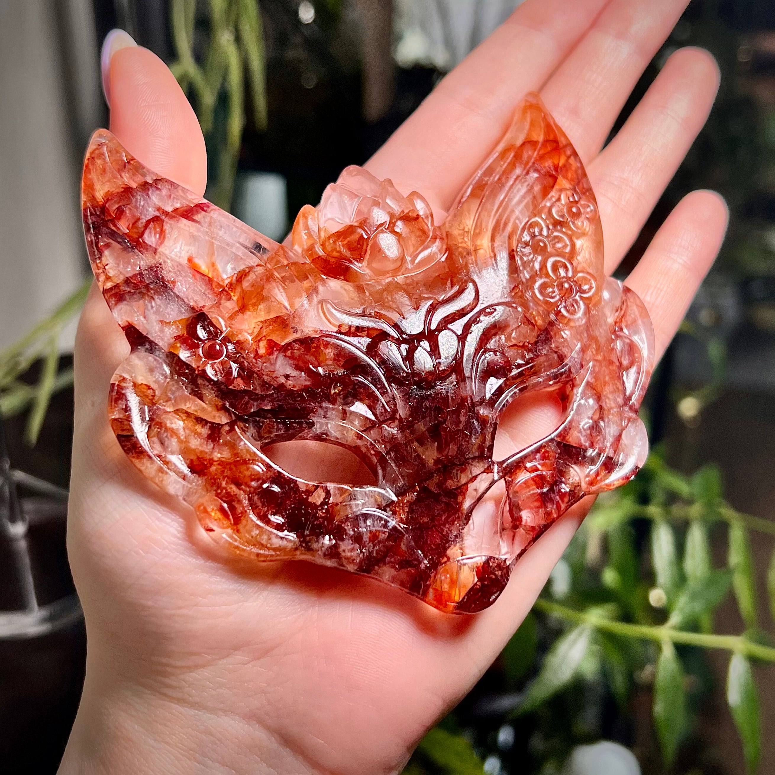 Fire Quartz Fox Mask