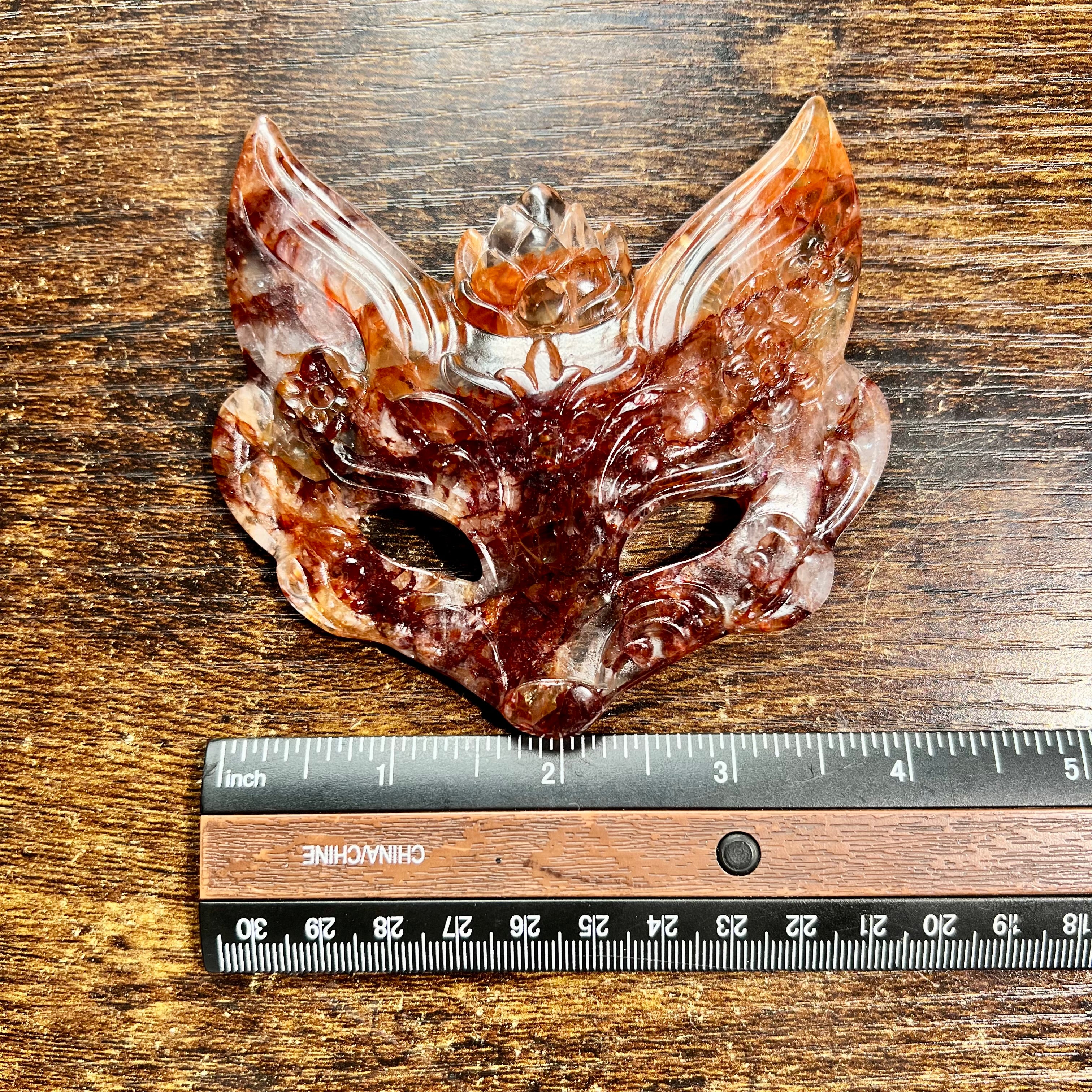 Fire Quartz Fox Mask