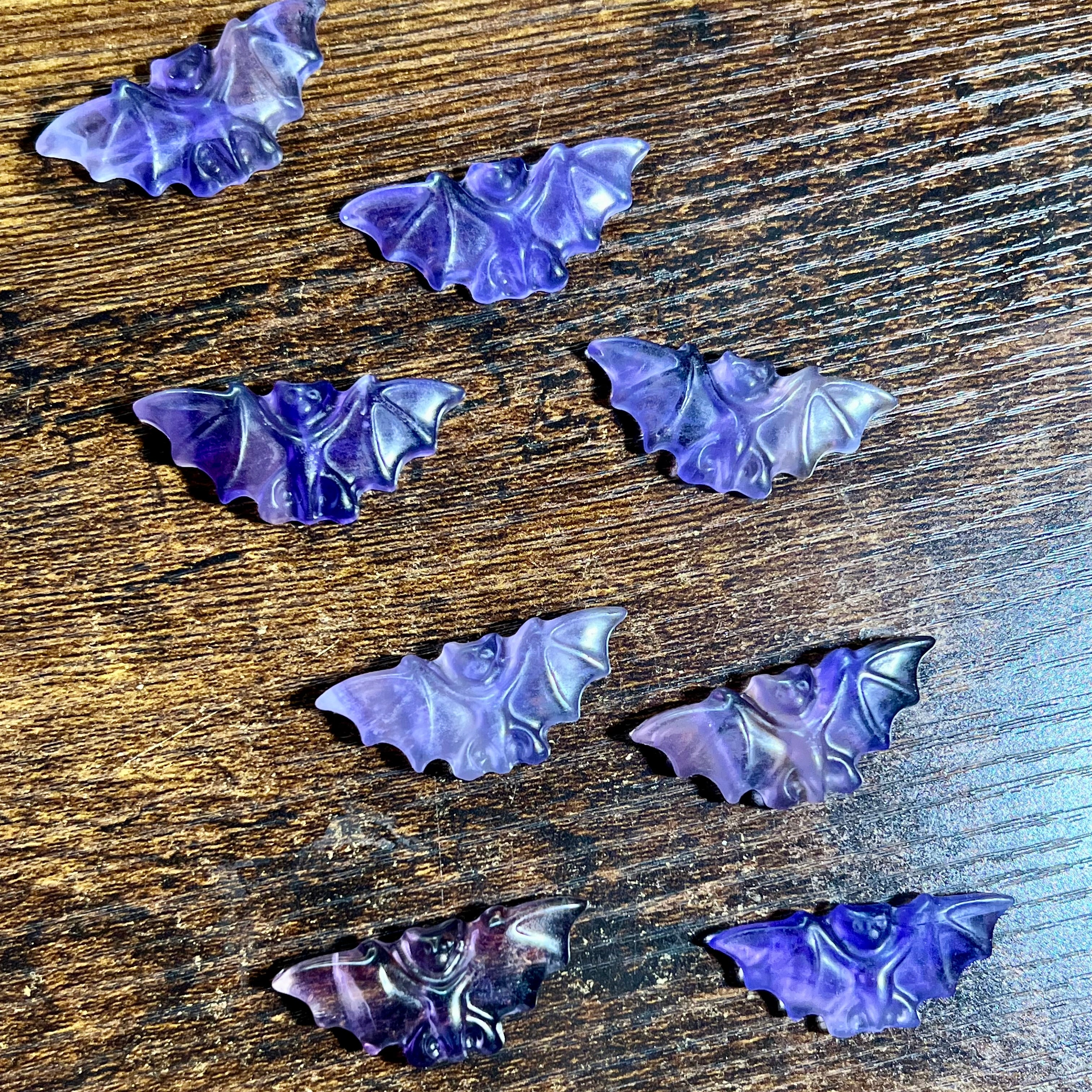 Purple Fluorite Bats