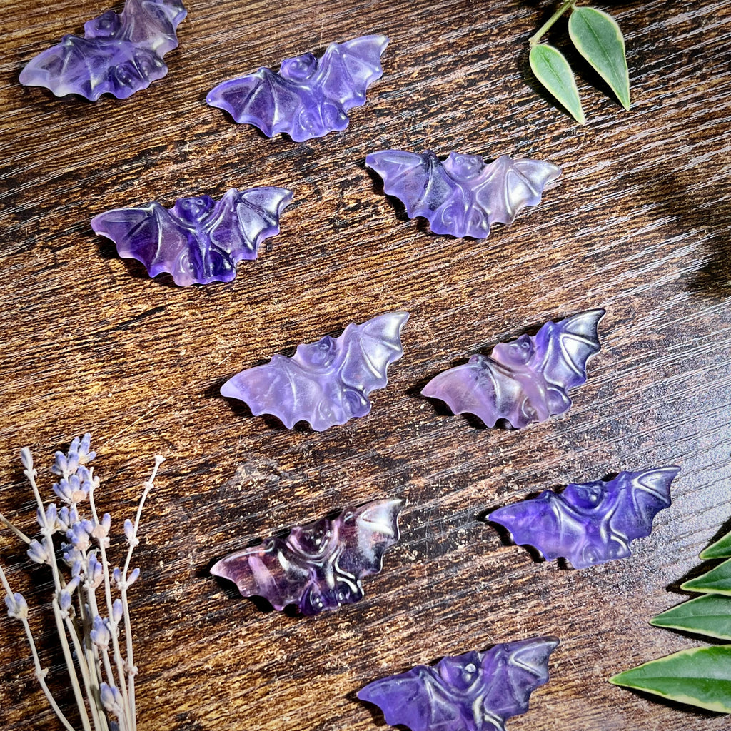 Purple Fluorite Bats
