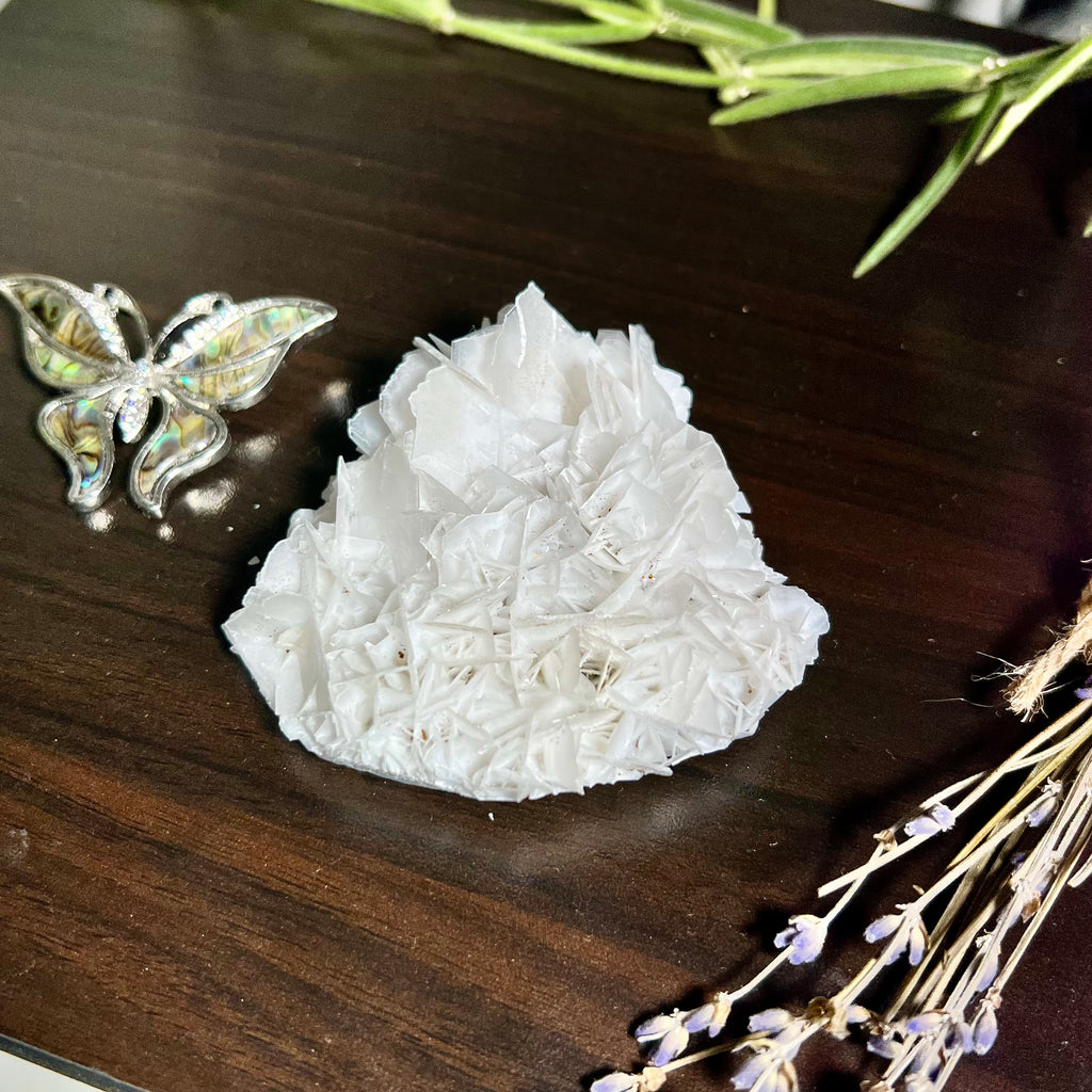 Rose Calcite Clusters - UV Reactive