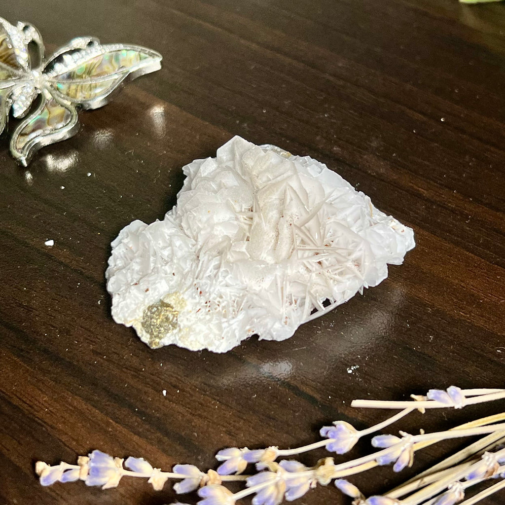 Rose Calcite Clusters - UV Reactive