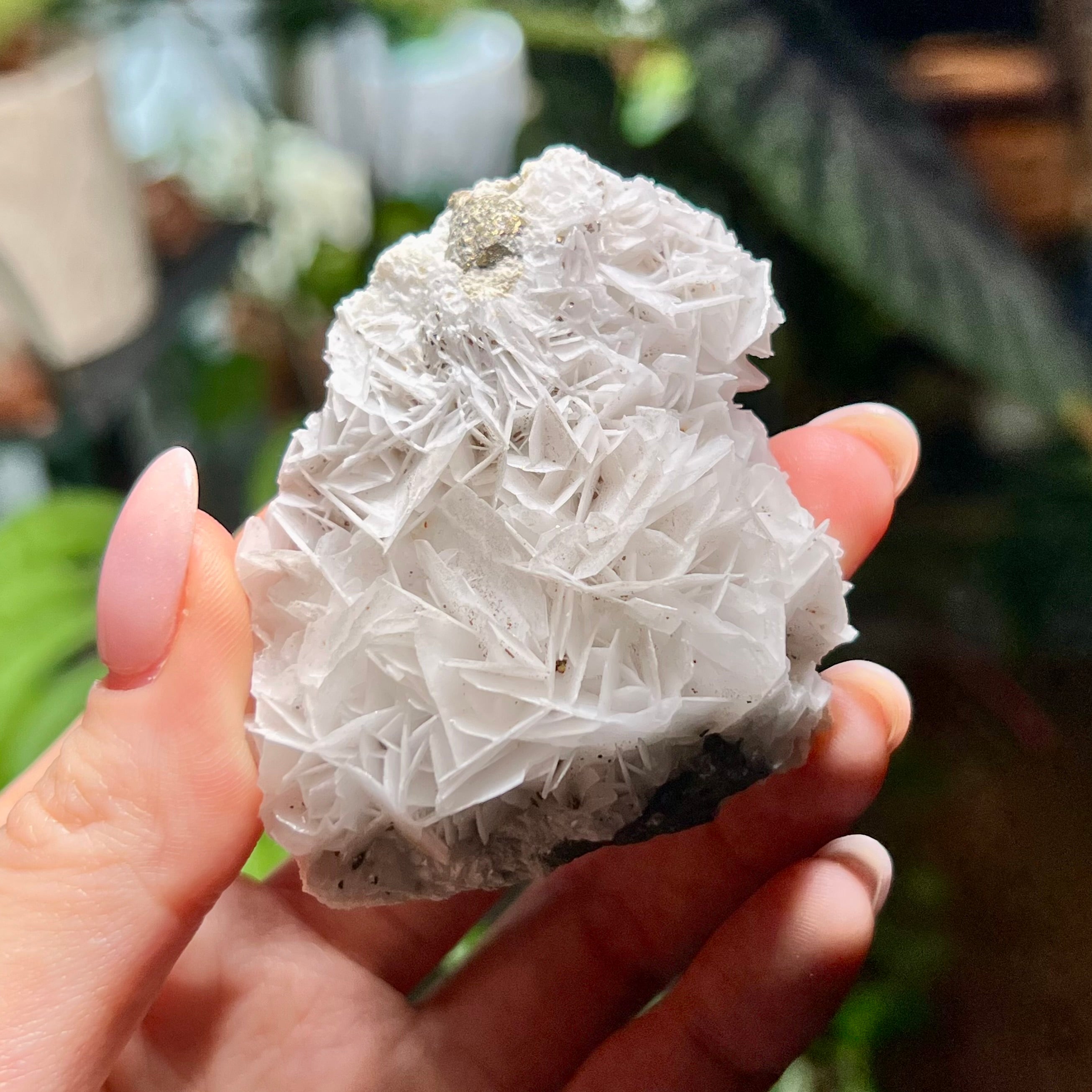 Rose Calcite Clusters - UV Reactive