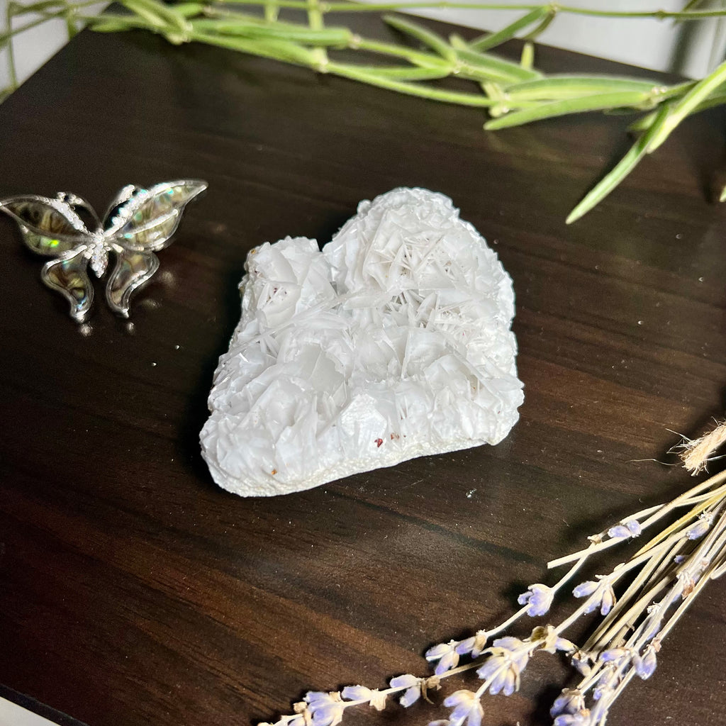 Rose Calcite Clusters - UV Reactive