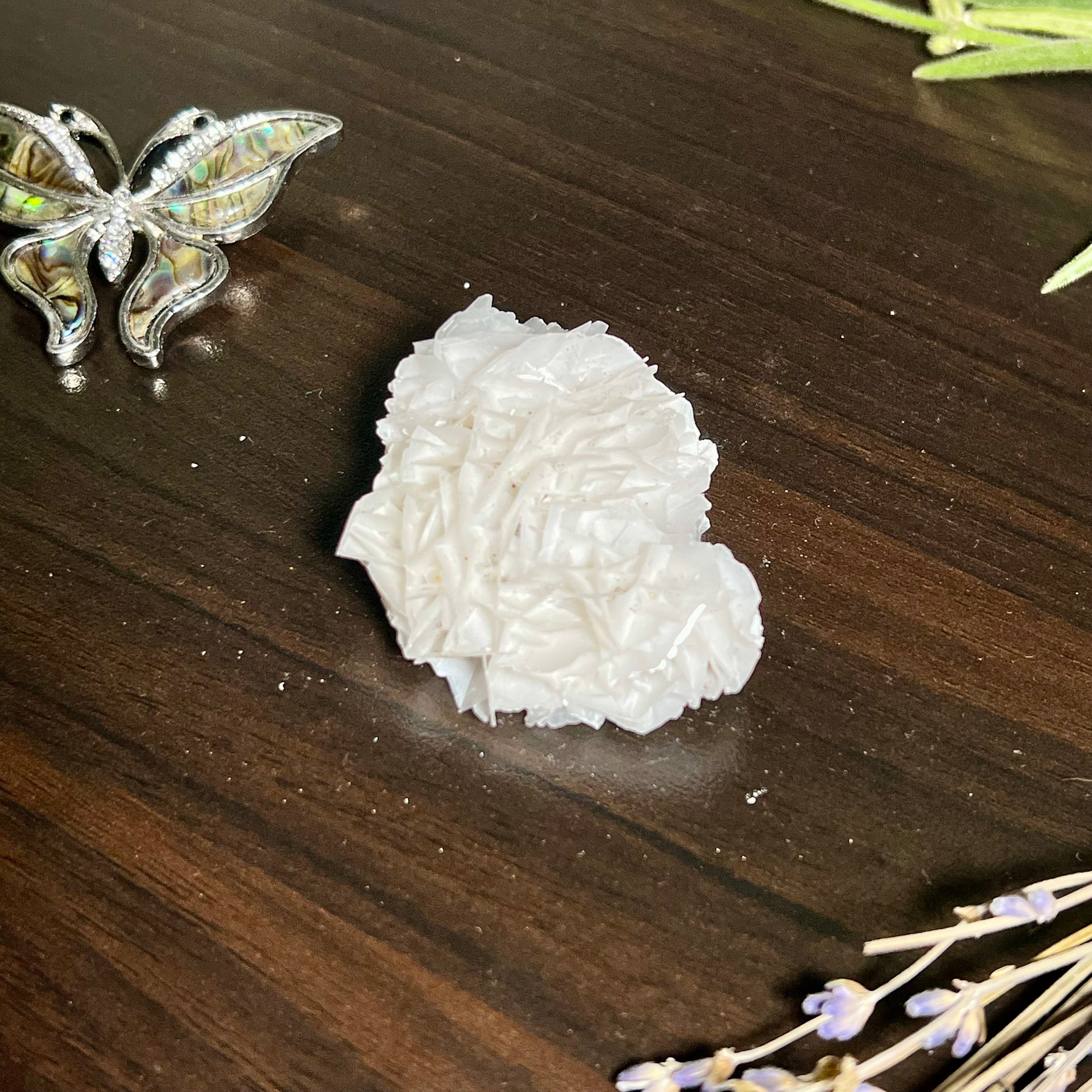 Rose Calcite Clusters - UV Reactive