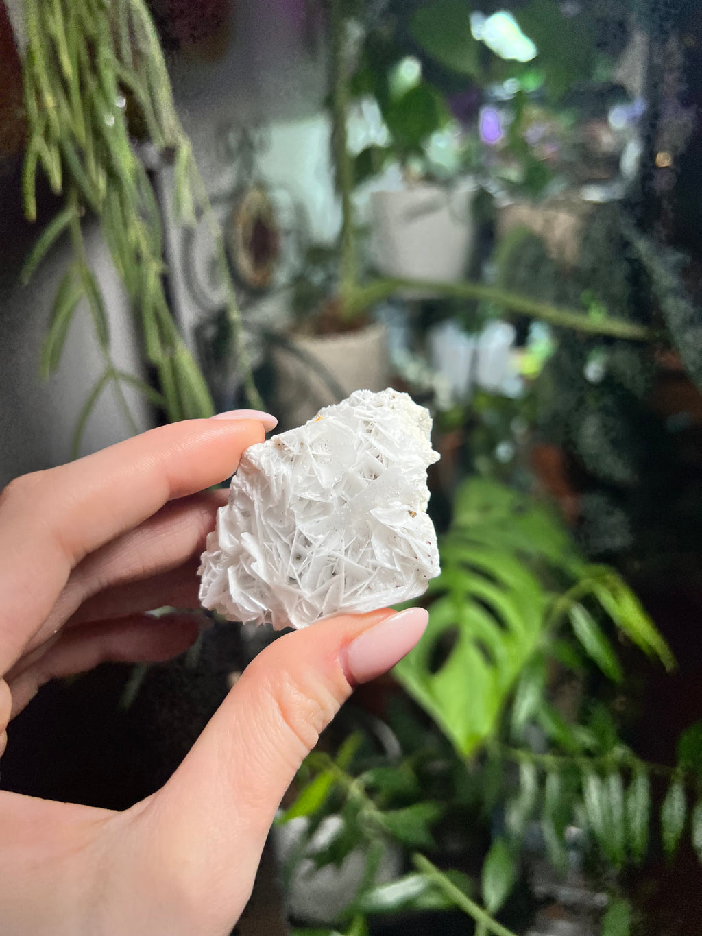 Rose Calcite Clusters - UV Reactive