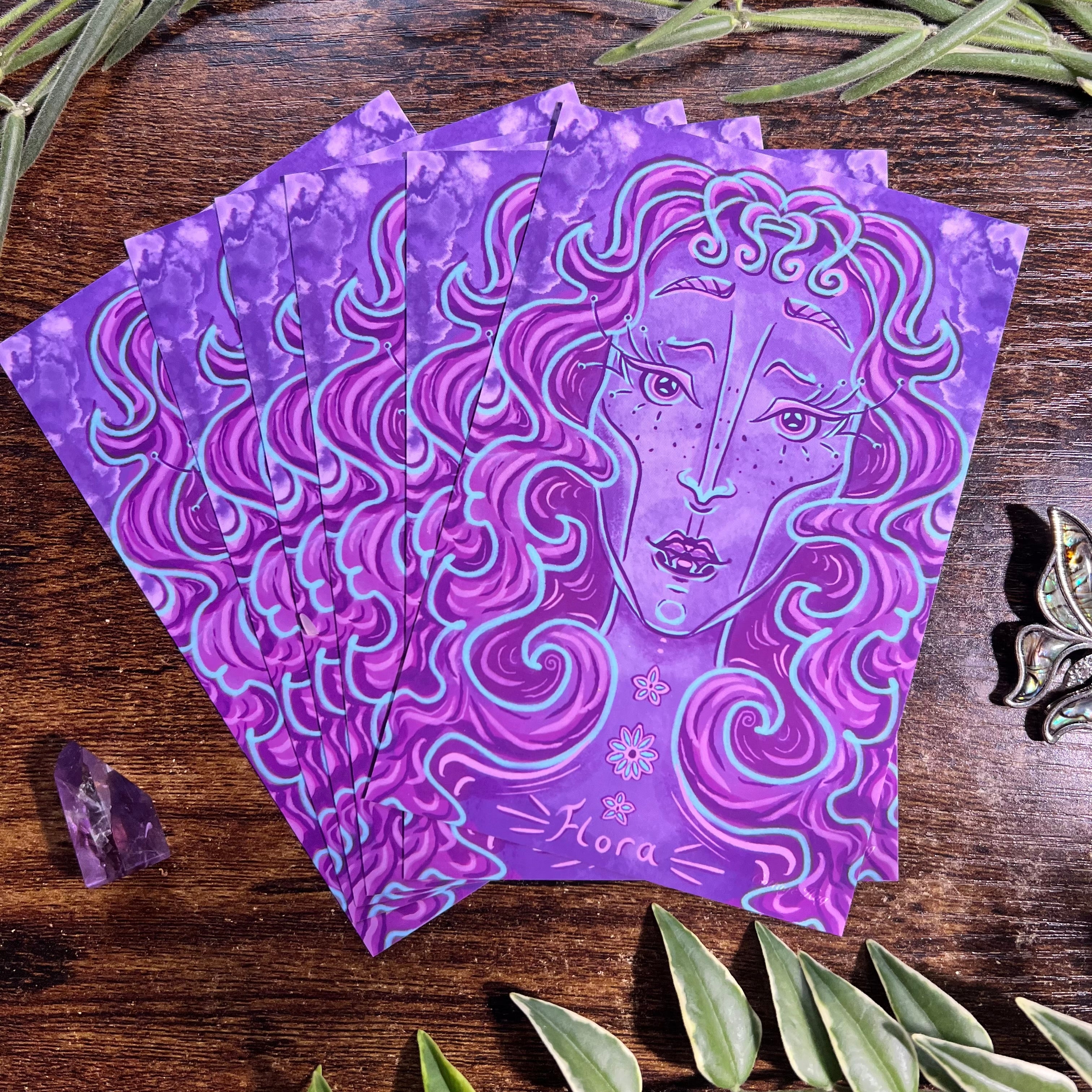 Flora Goddess Print