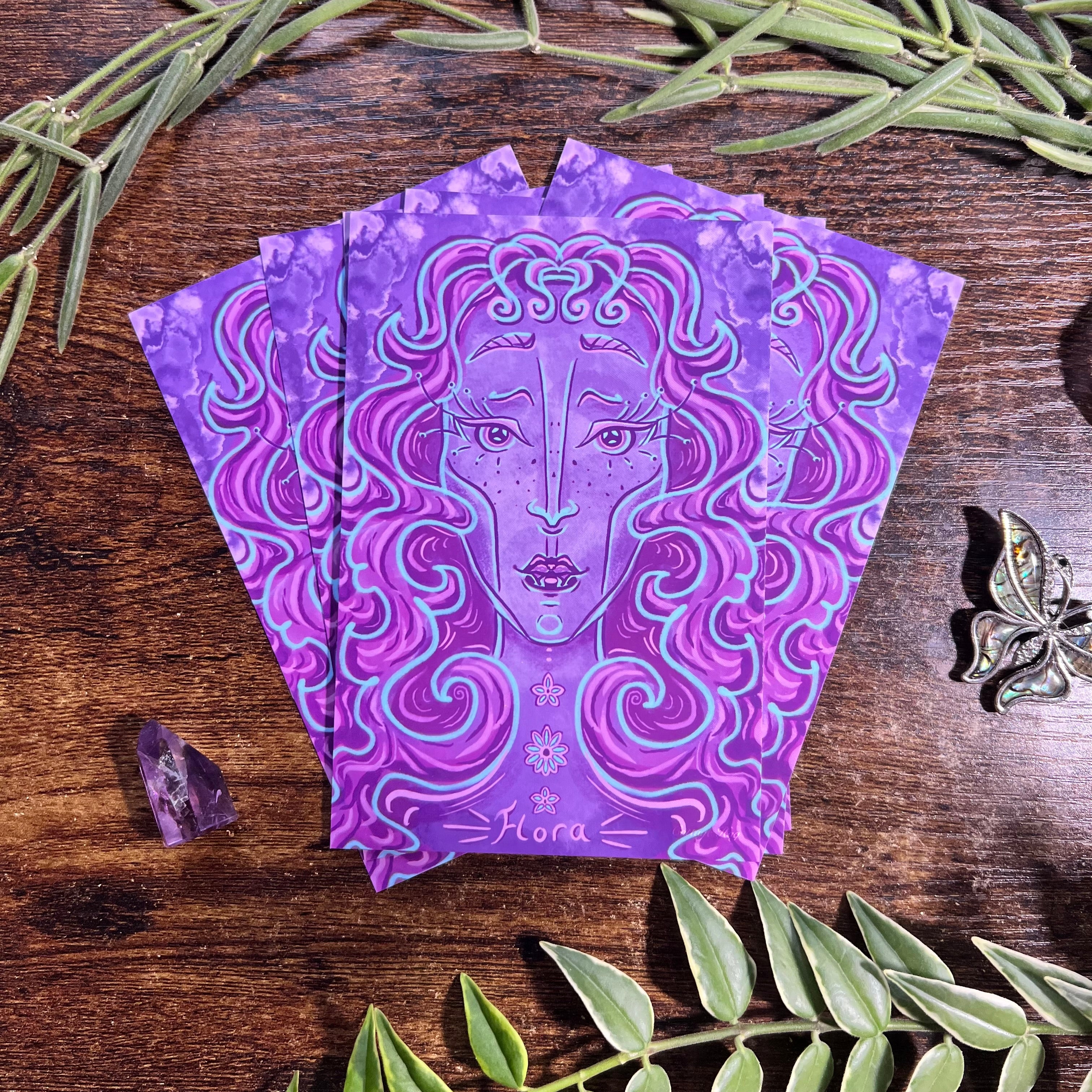 Flora Goddess Print