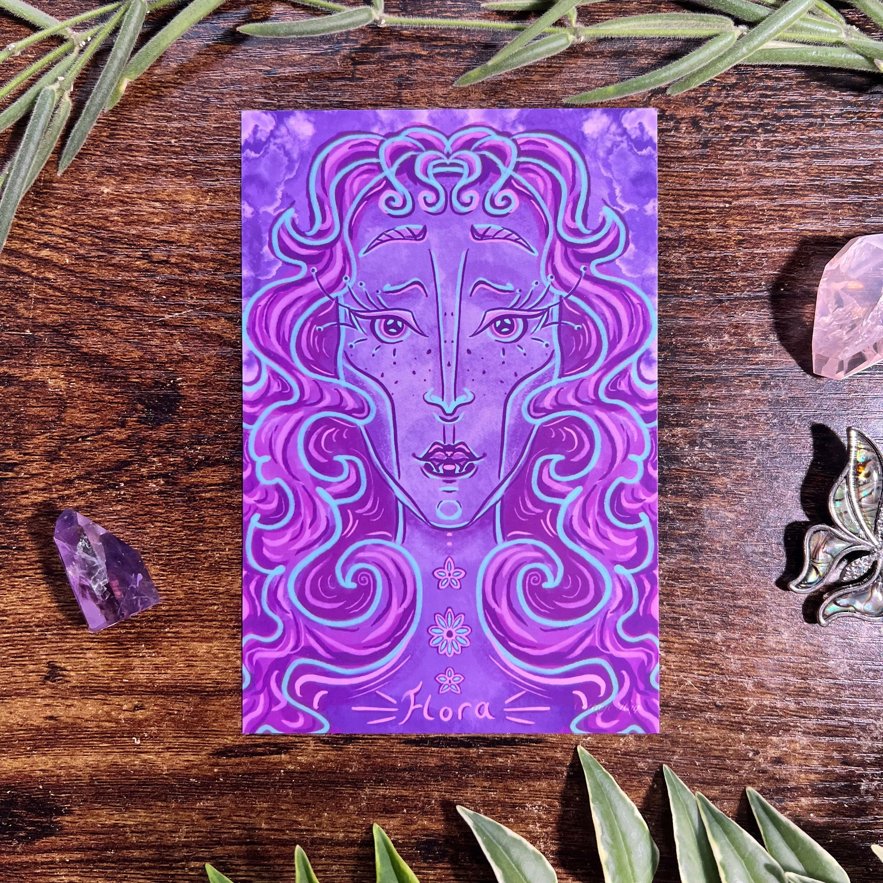 Flora Goddess Print