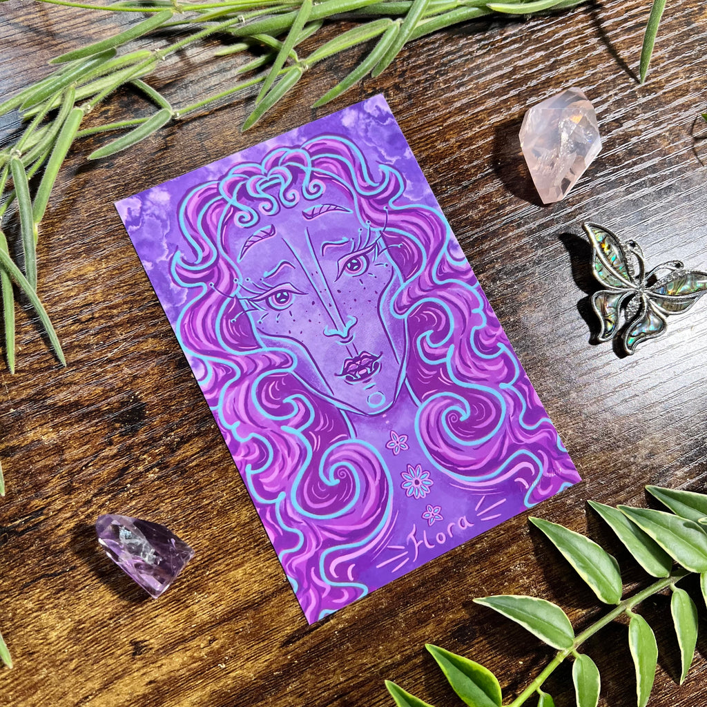 Flora Goddess Print