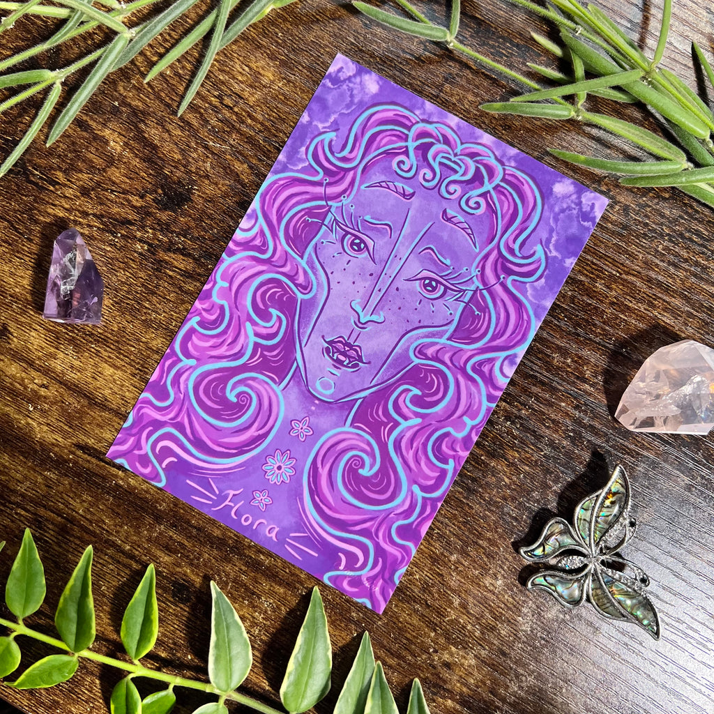 Flora Goddess Print