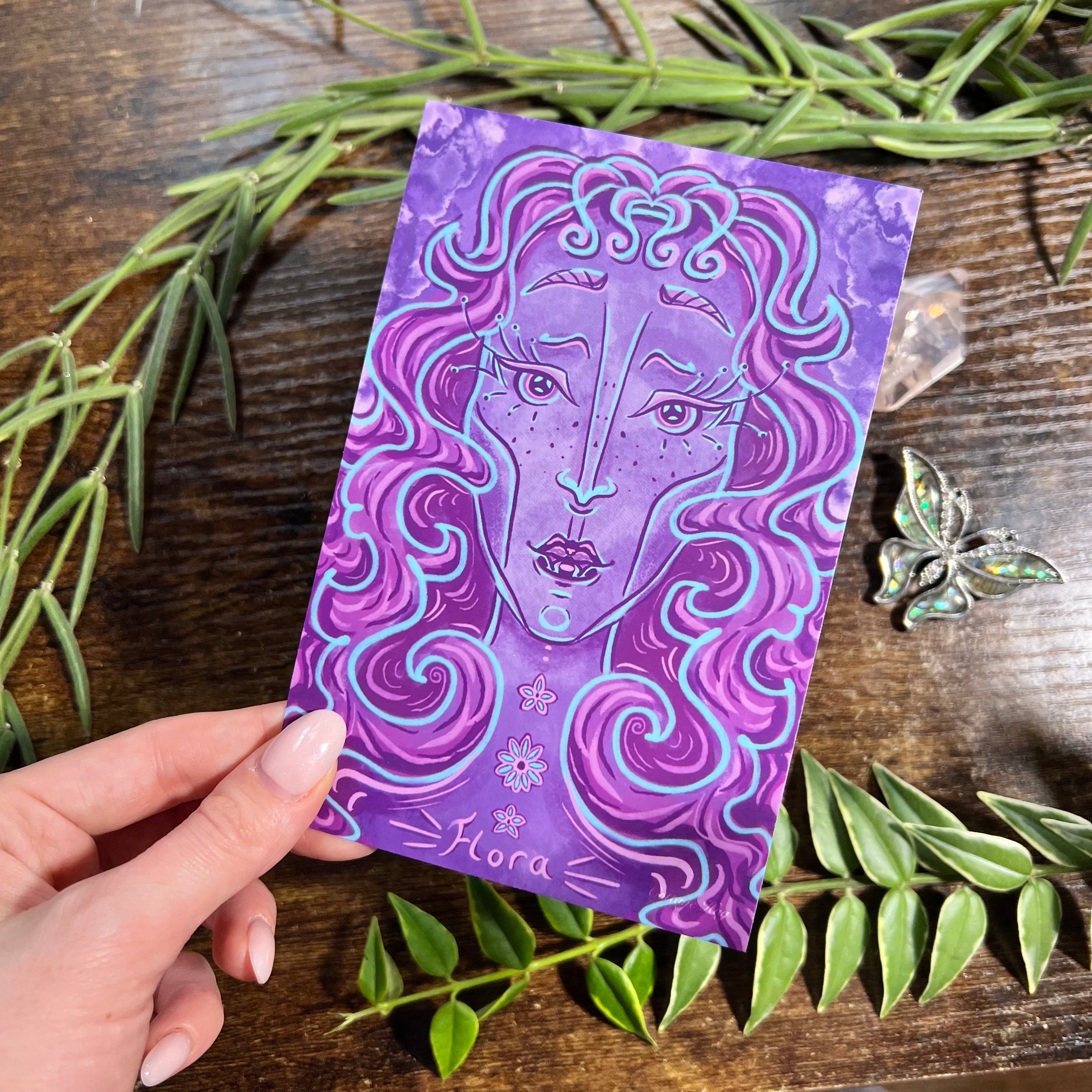 Flora Goddess Print