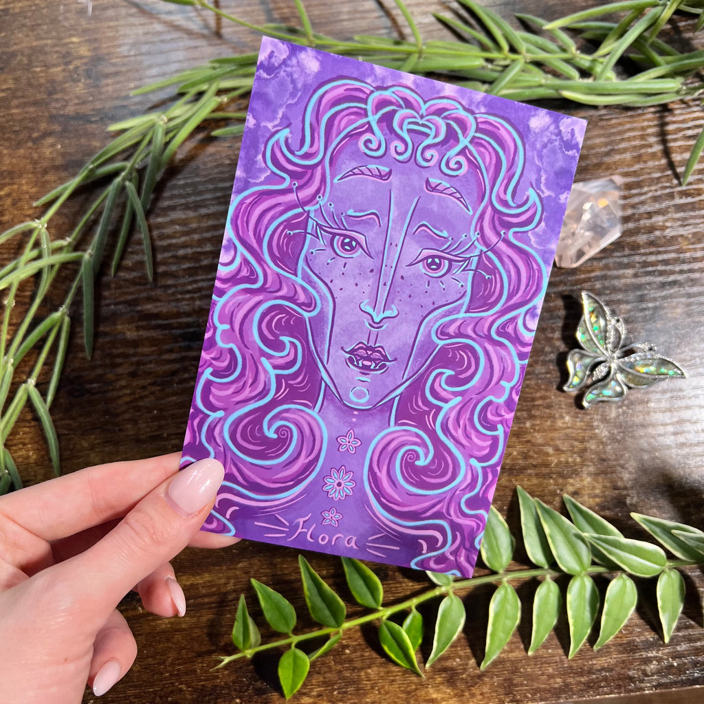 Flora Goddess Print
