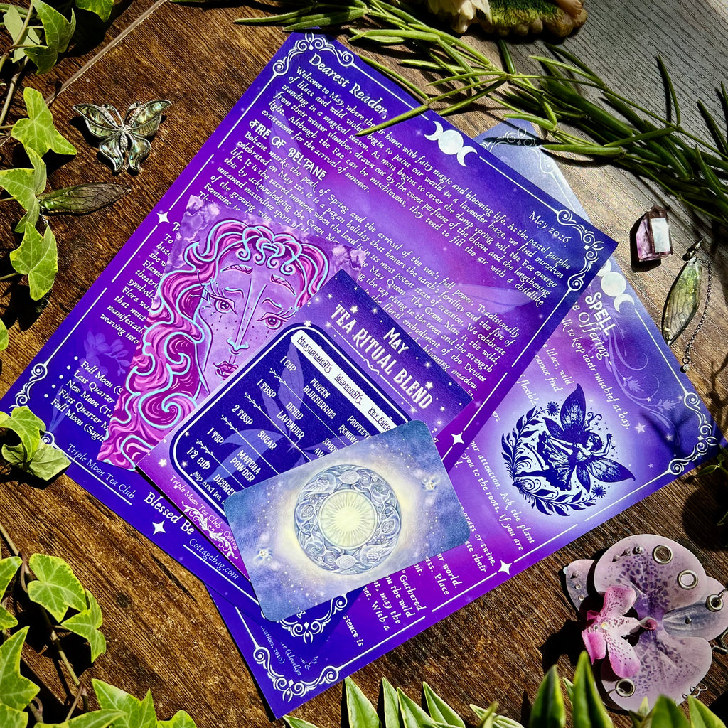 Triple Moon Tea Club Letters
