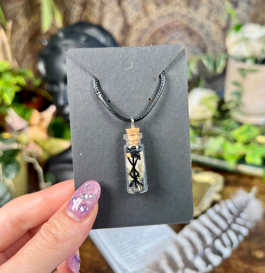 Protection - Aura Shield Spell Jar Necklace