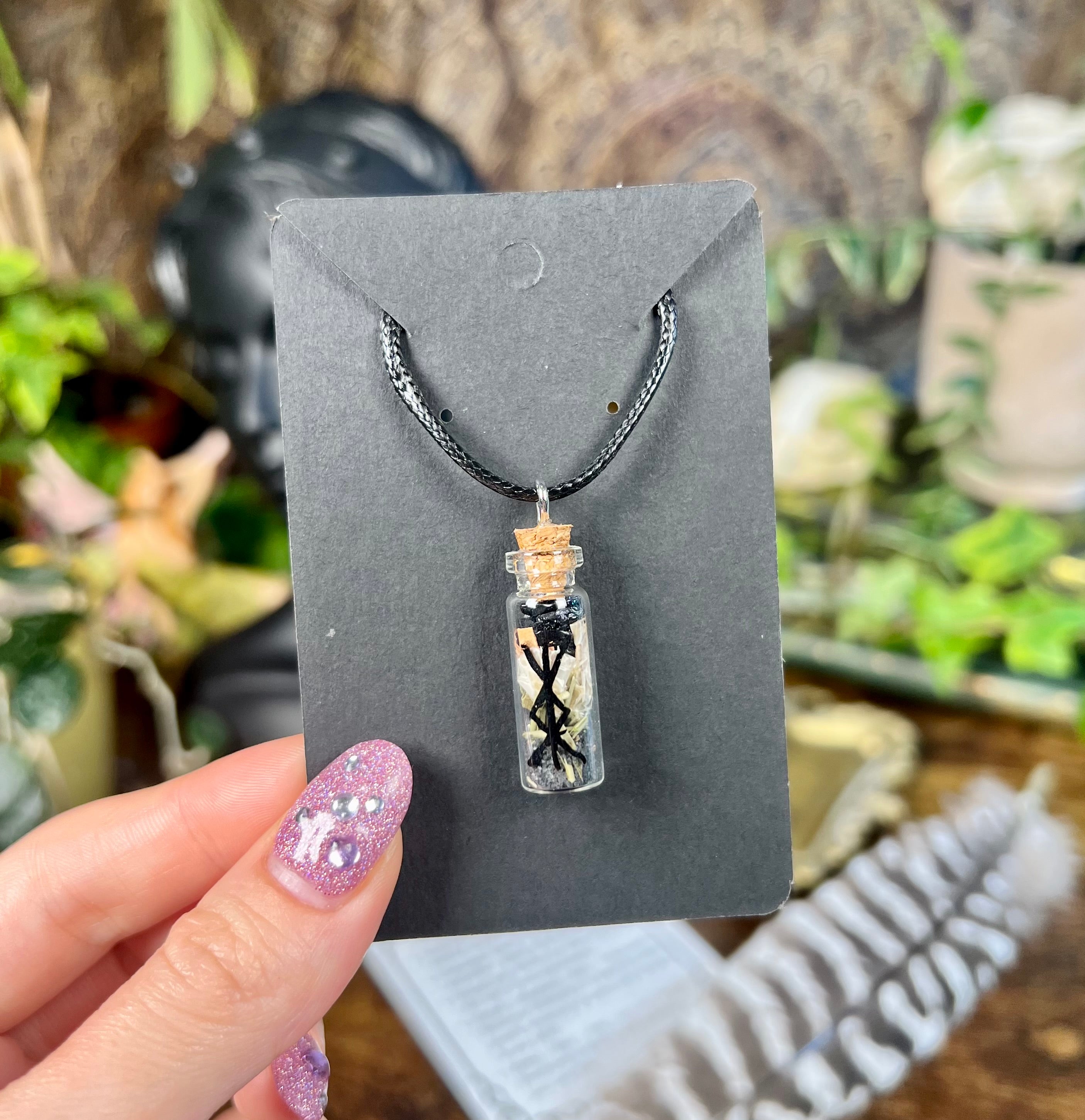 Protection - Aura Shield Spell Jar Necklace