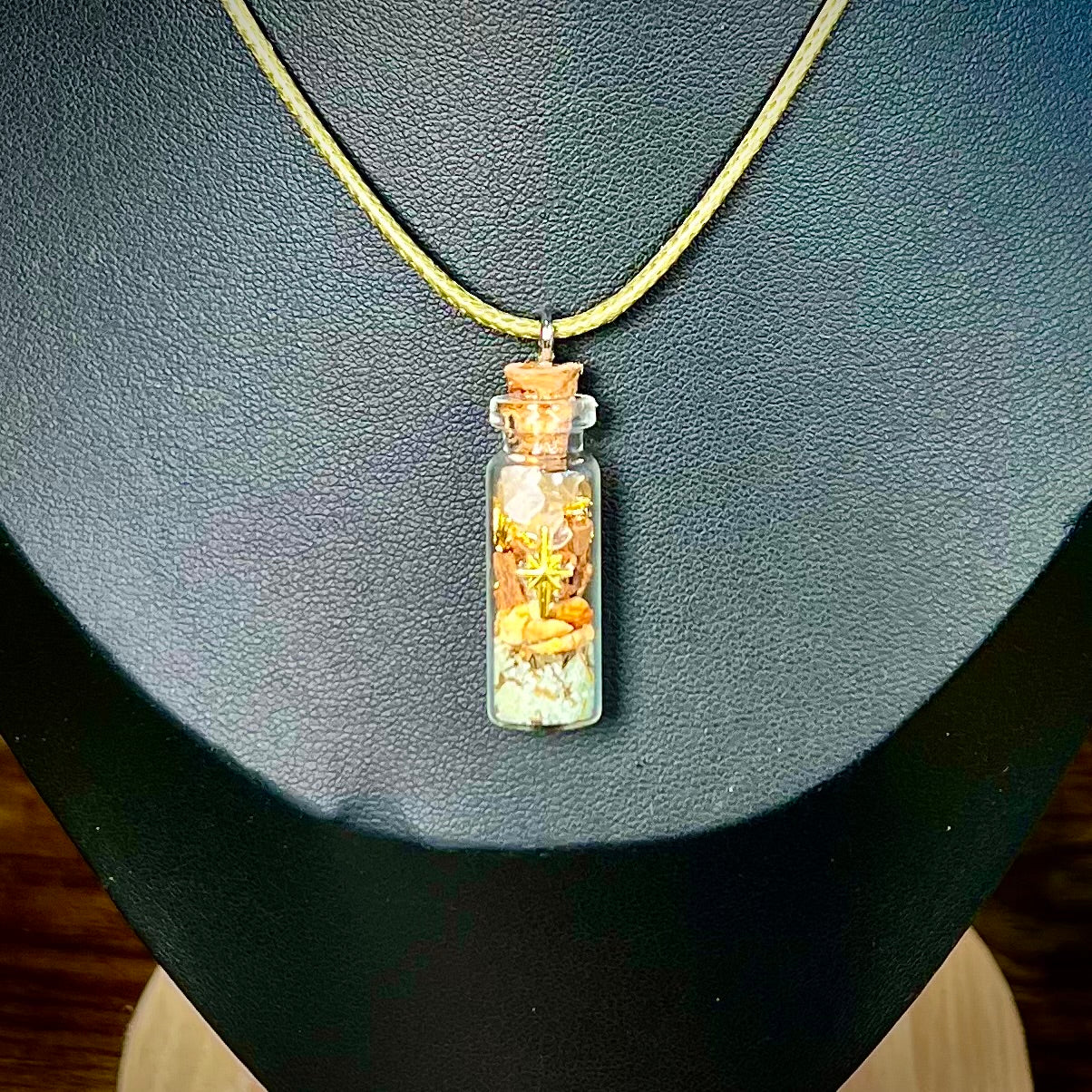 Money - Wealthy Spell Jar Necklace