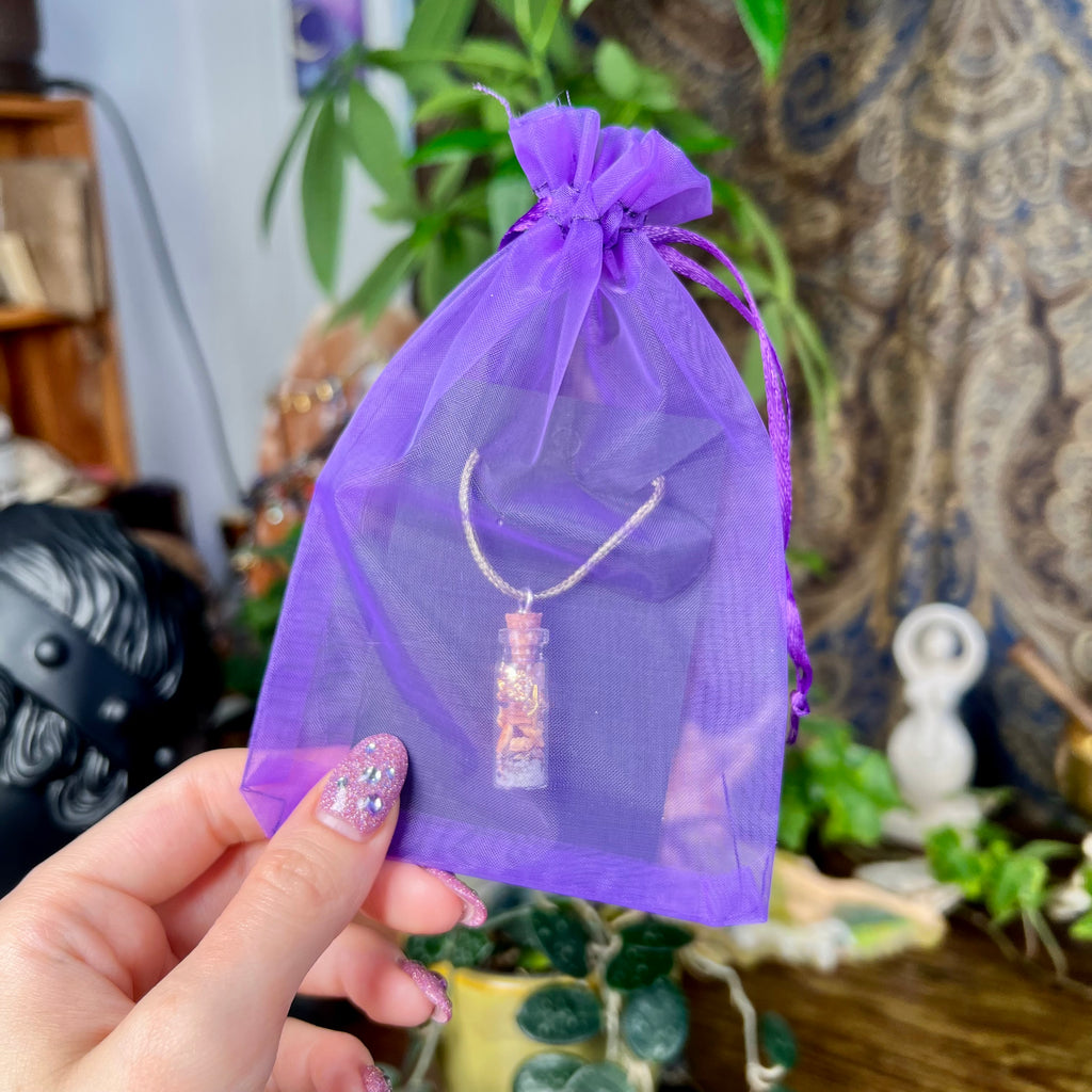 Money - Wealthy Spell Jar Necklace