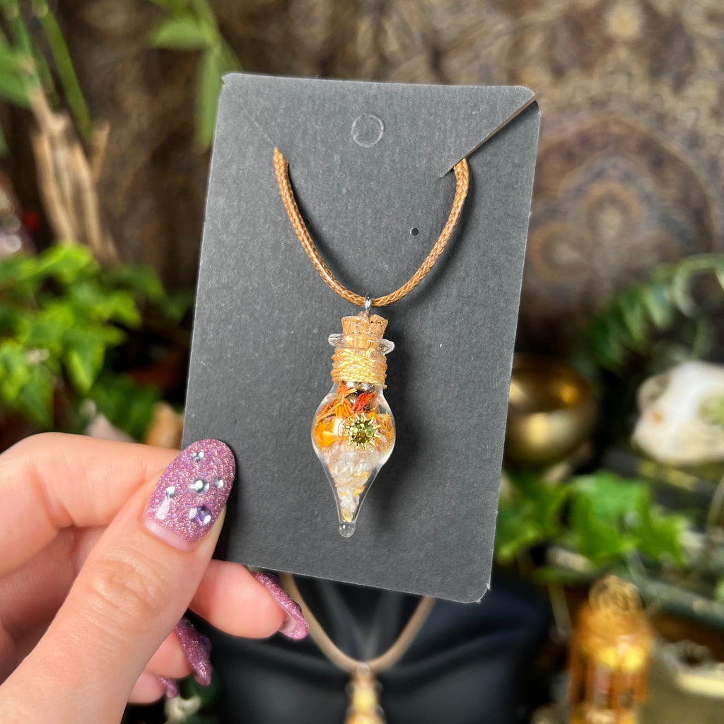 Confidence - Inner Strength Spell Jar Necklace