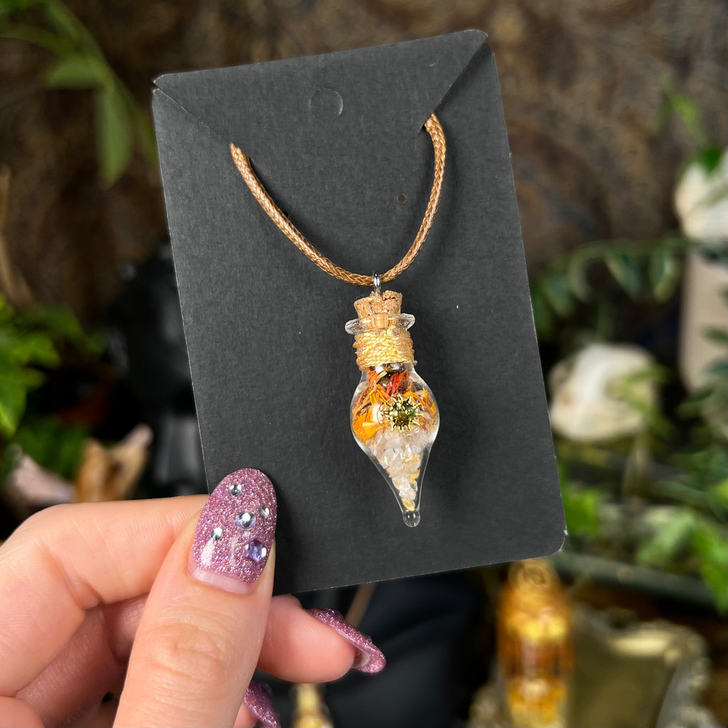 Confidence - Inner Strength Spell Jar Necklace