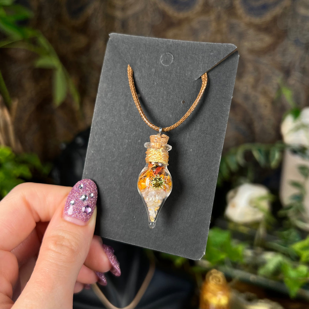 Confidence - Inner Strength Spell Jar Necklace