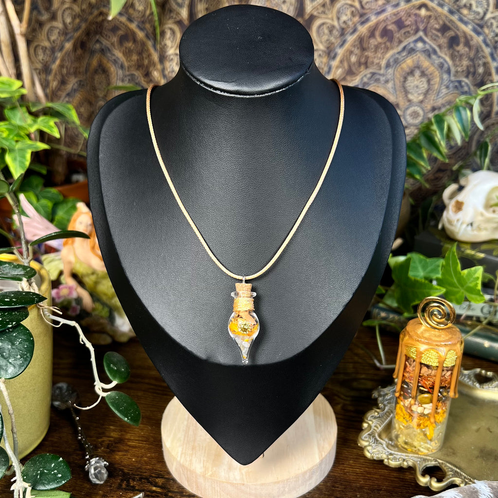 Confidence - Inner Strength Spell Jar Necklace