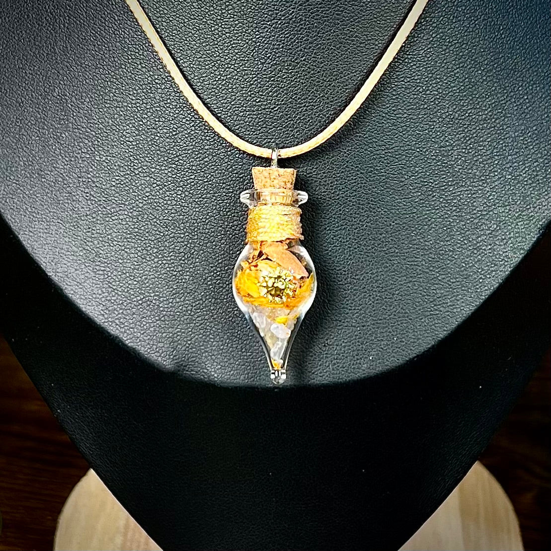 Confidence - Inner Strength Spell Jar Necklace