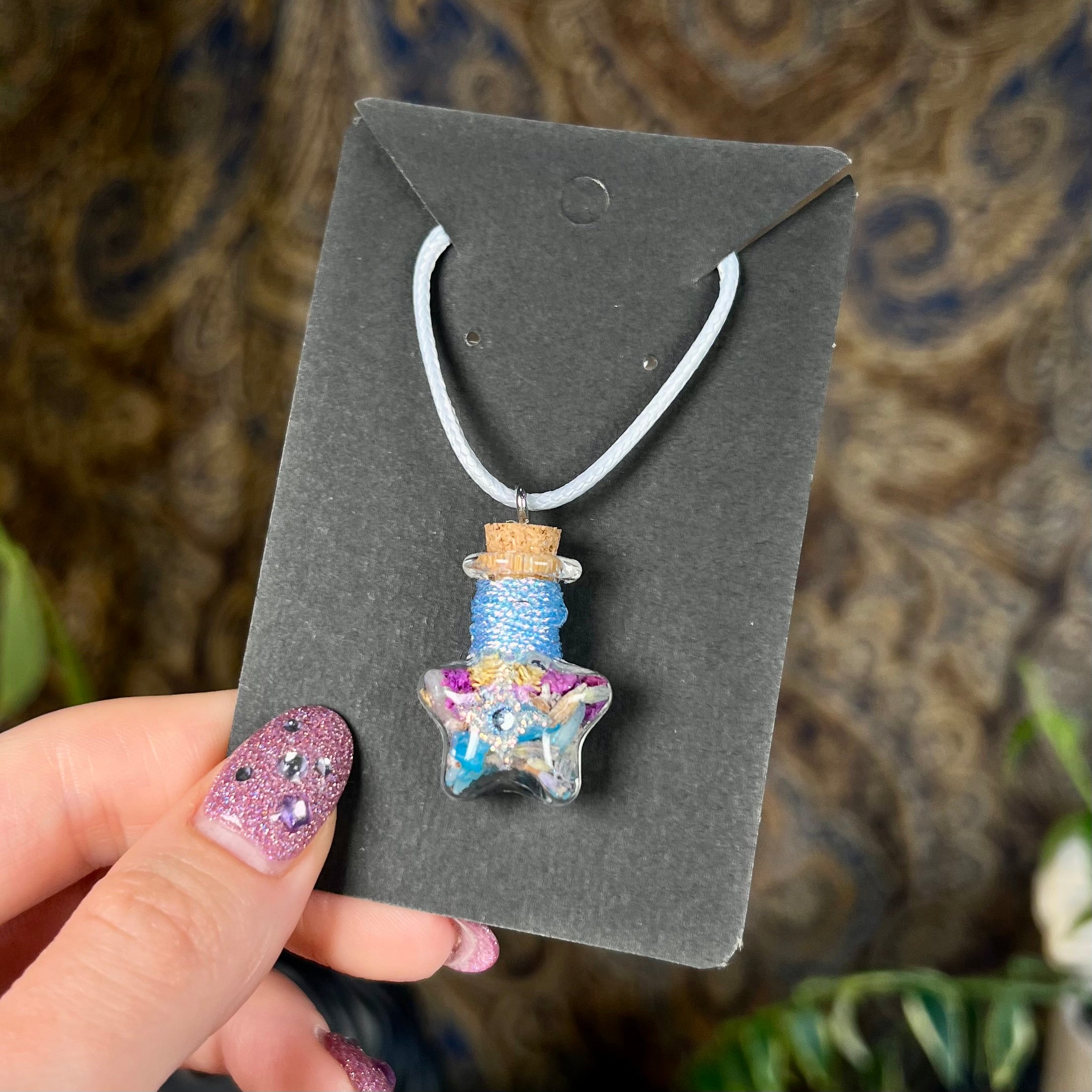 Manifestation - Lucky Star Spell Jar Necklace