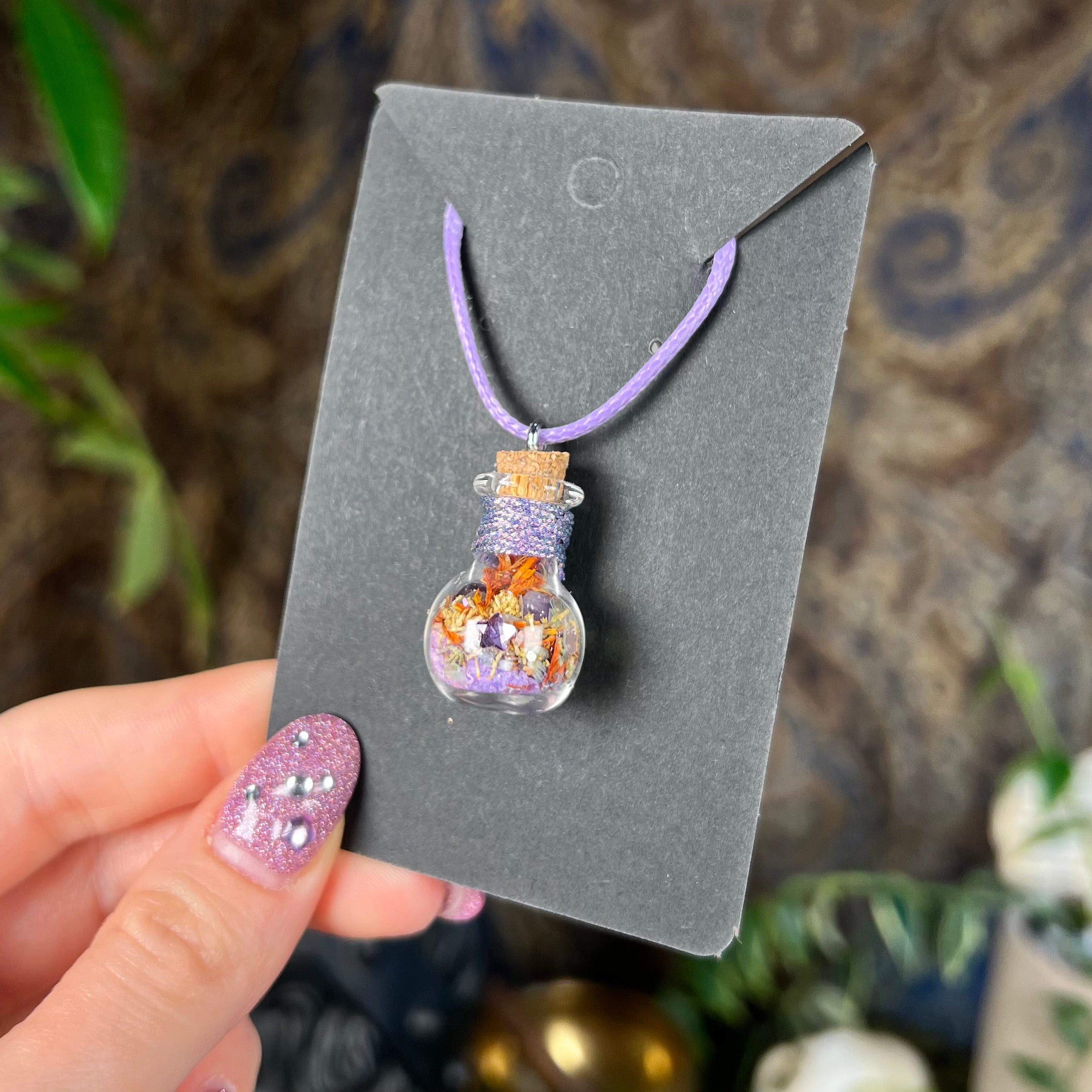 Sleep - Sweet Dreams Spell Jar Necklace