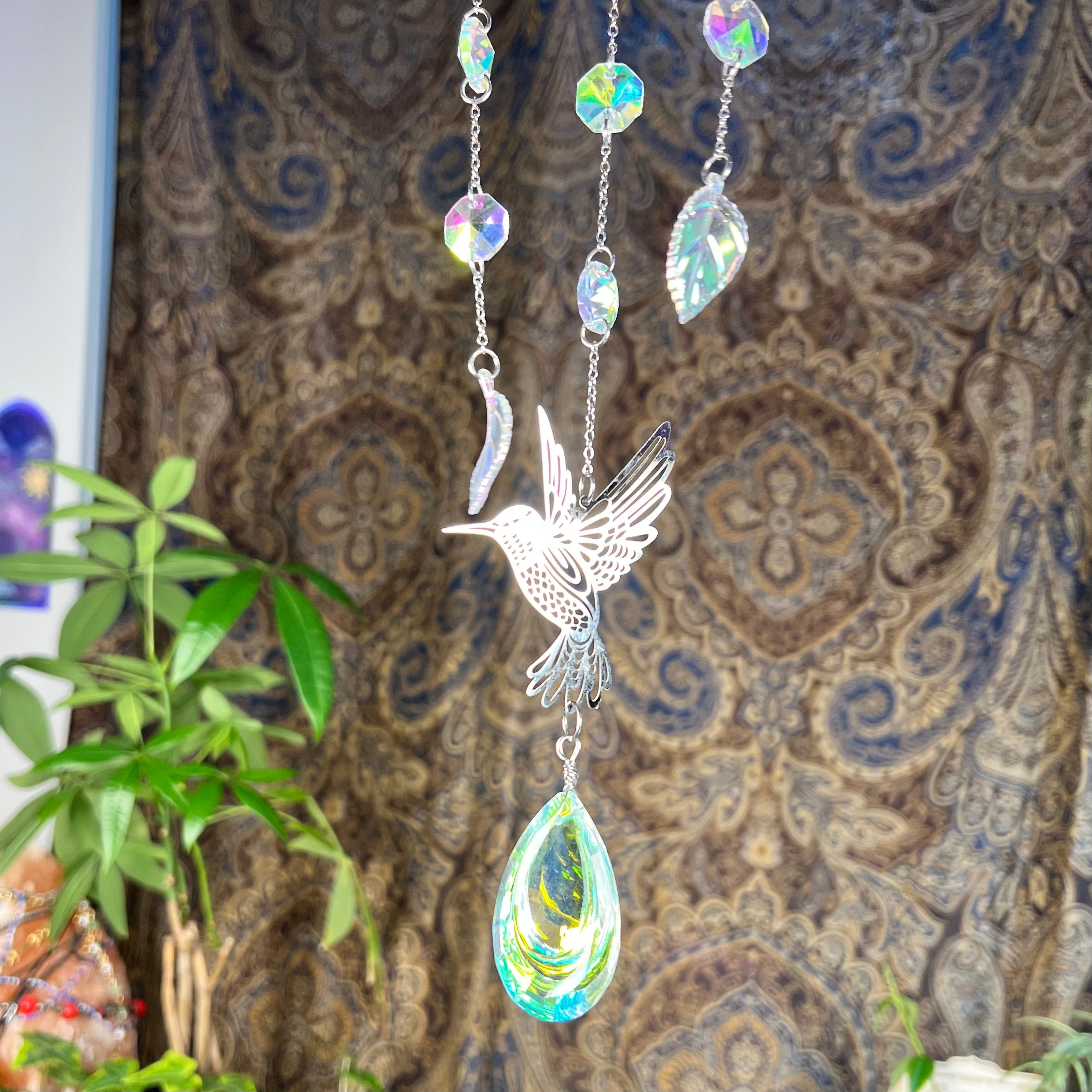 Spring Hummingbird Suncatcher