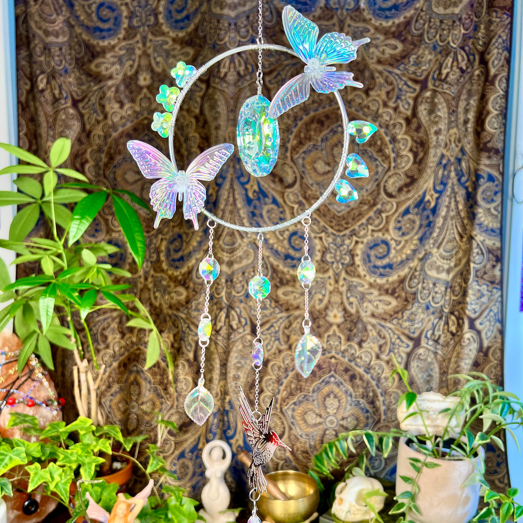 Spring Hummingbird Suncatcher