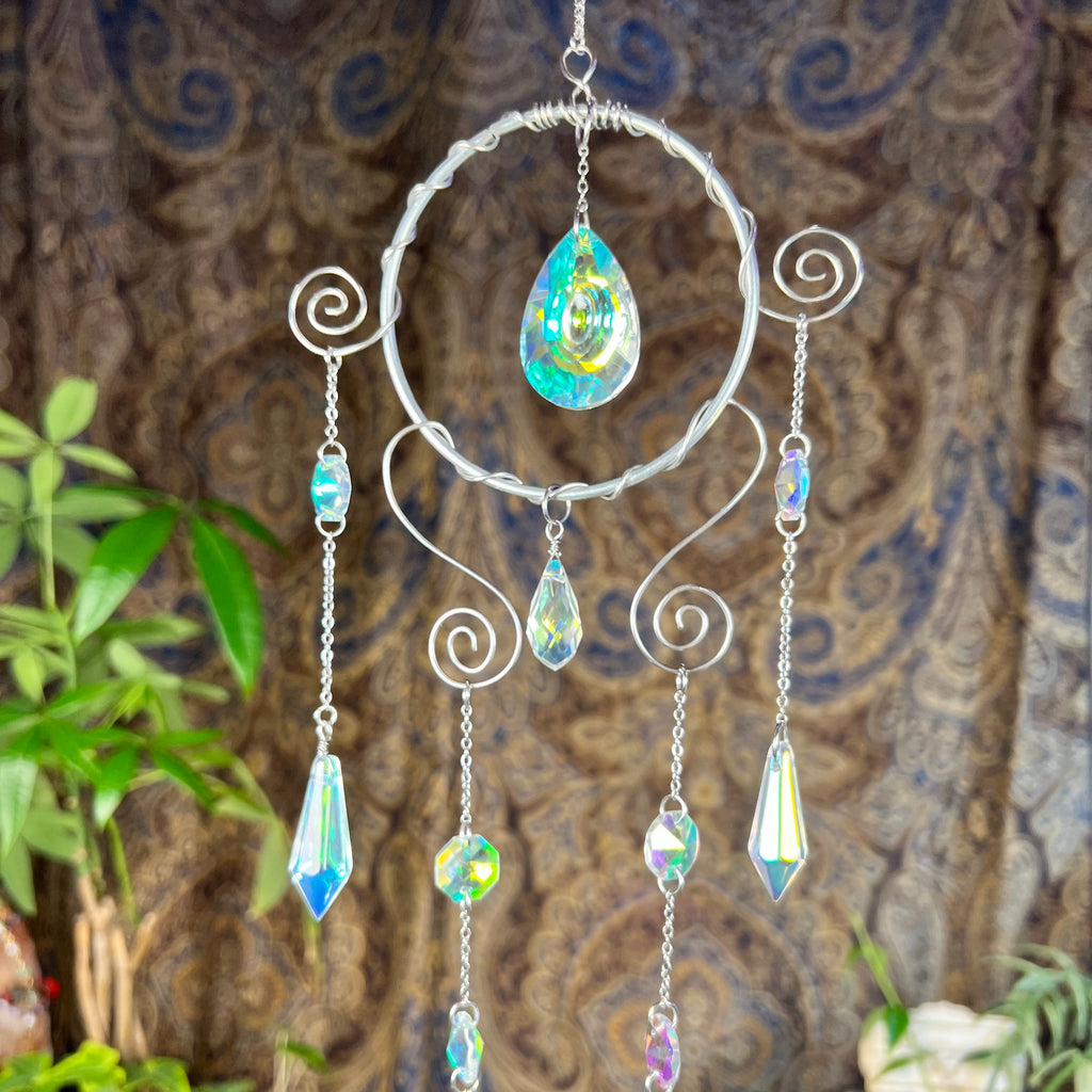 Rainbow Swirls Suncatchers