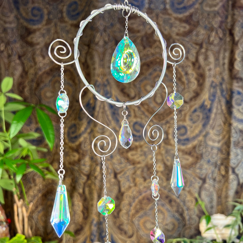 Rainbow Swirls Suncatchers