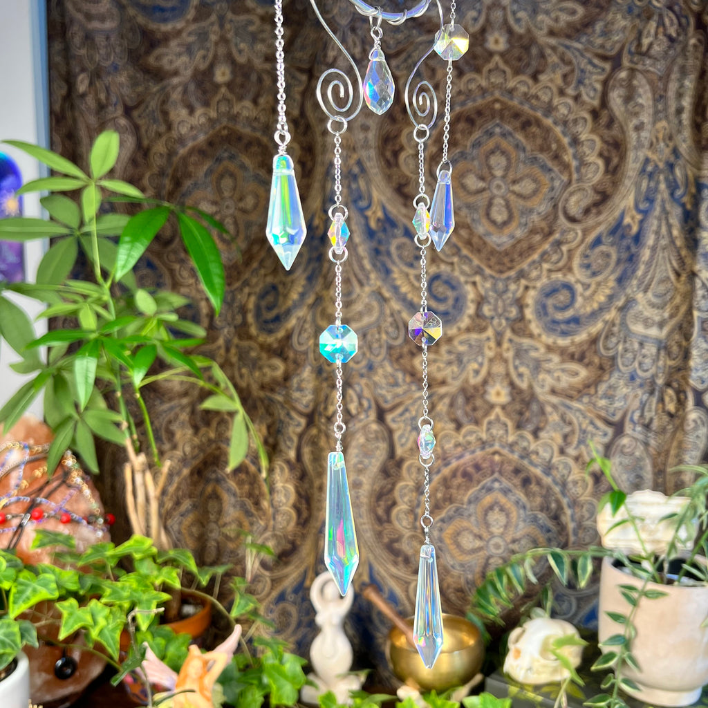 Rainbow Swirls Suncatchers