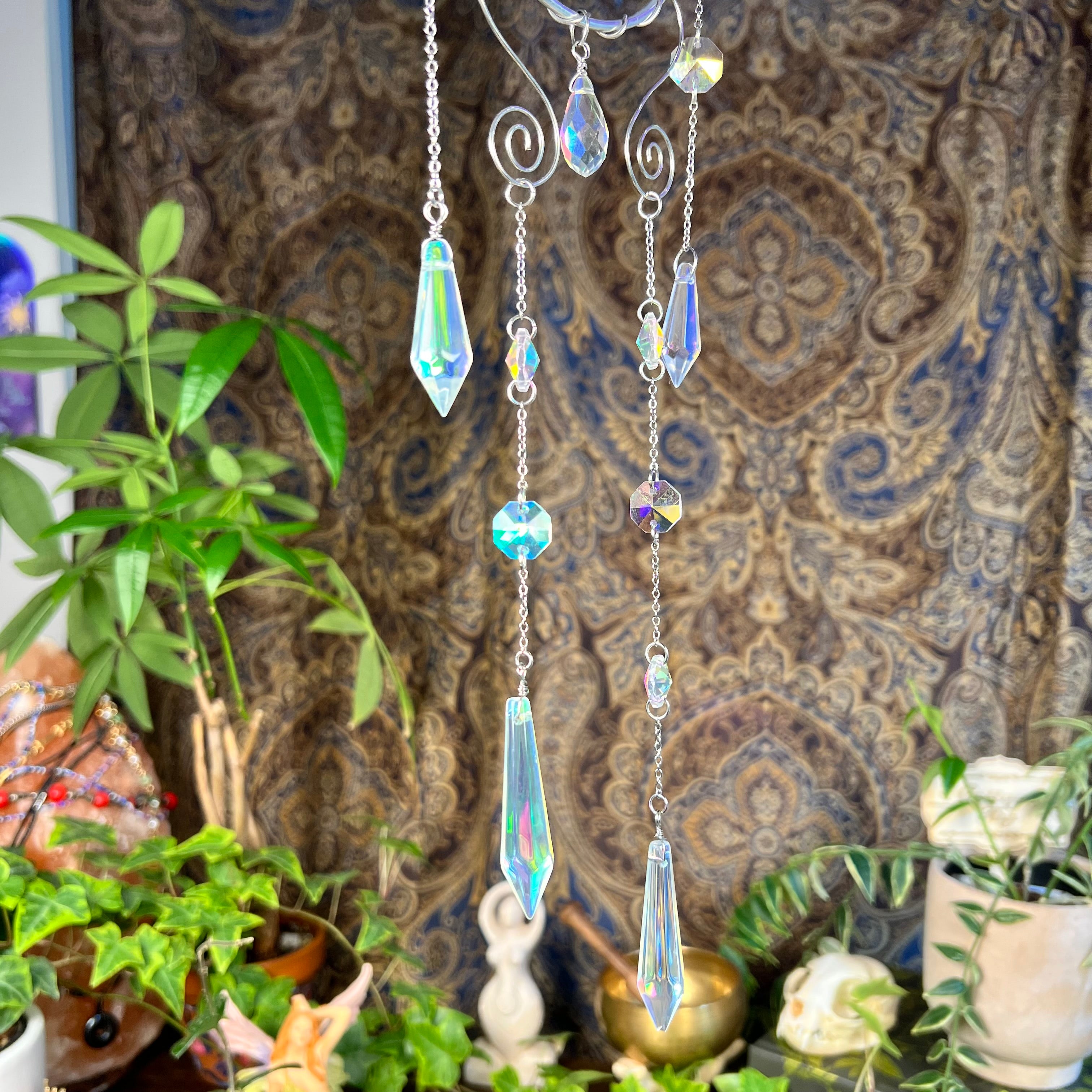 Rainbow Swirls Suncatchers