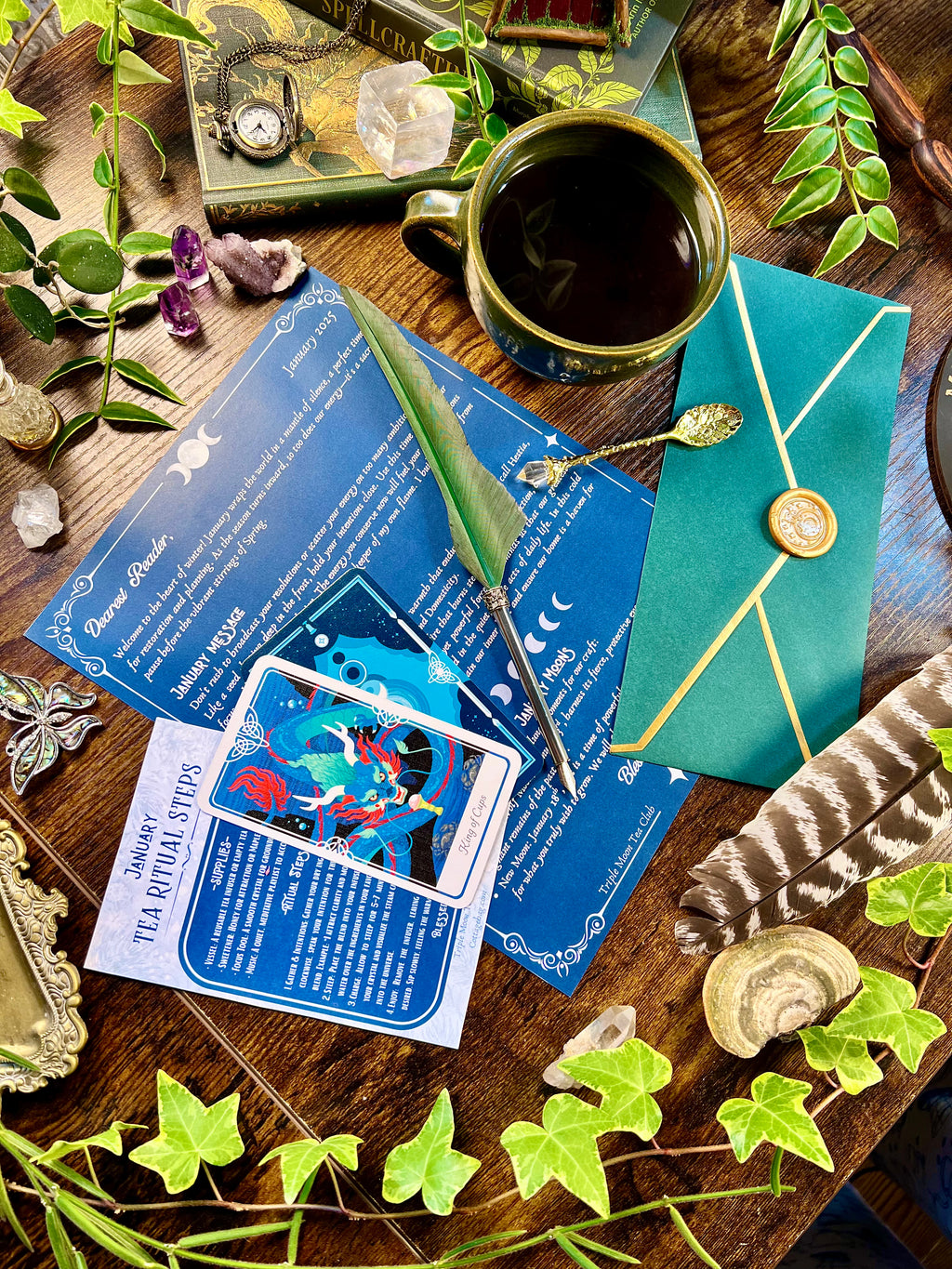 Triple Moon Tea Club Letters