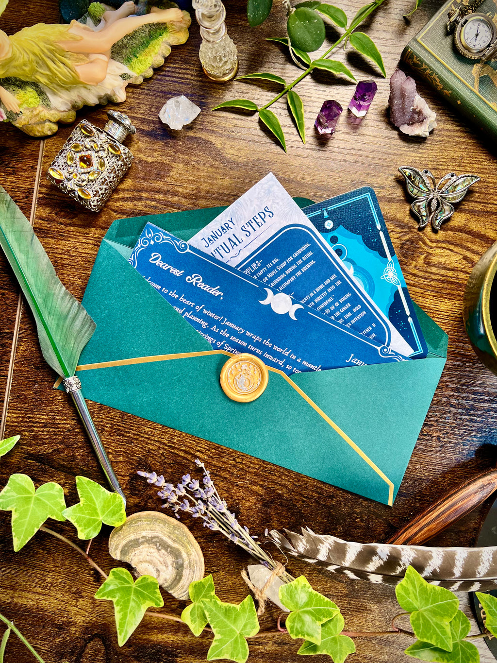 Triple Moon Tea Club Letters