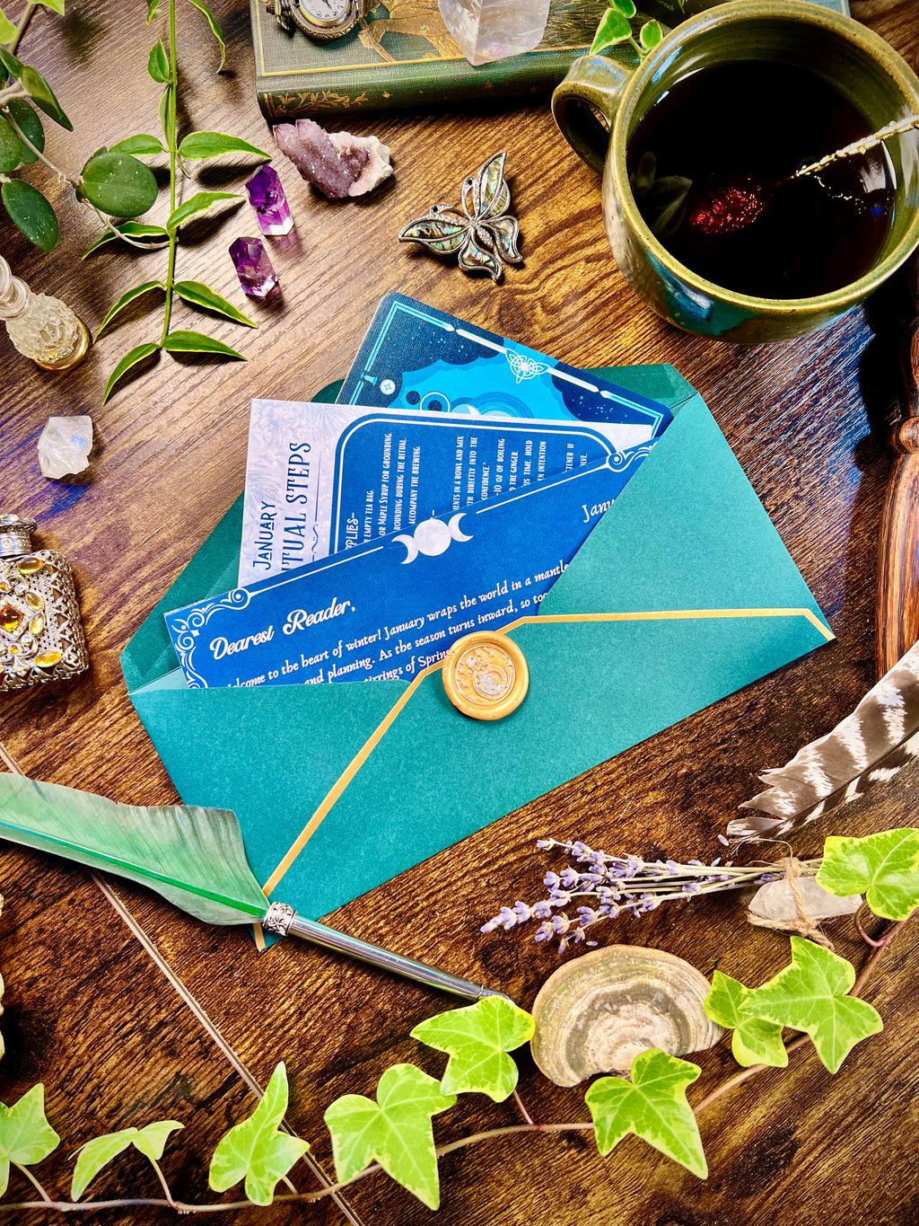 Triple Moon Tea Club Letters