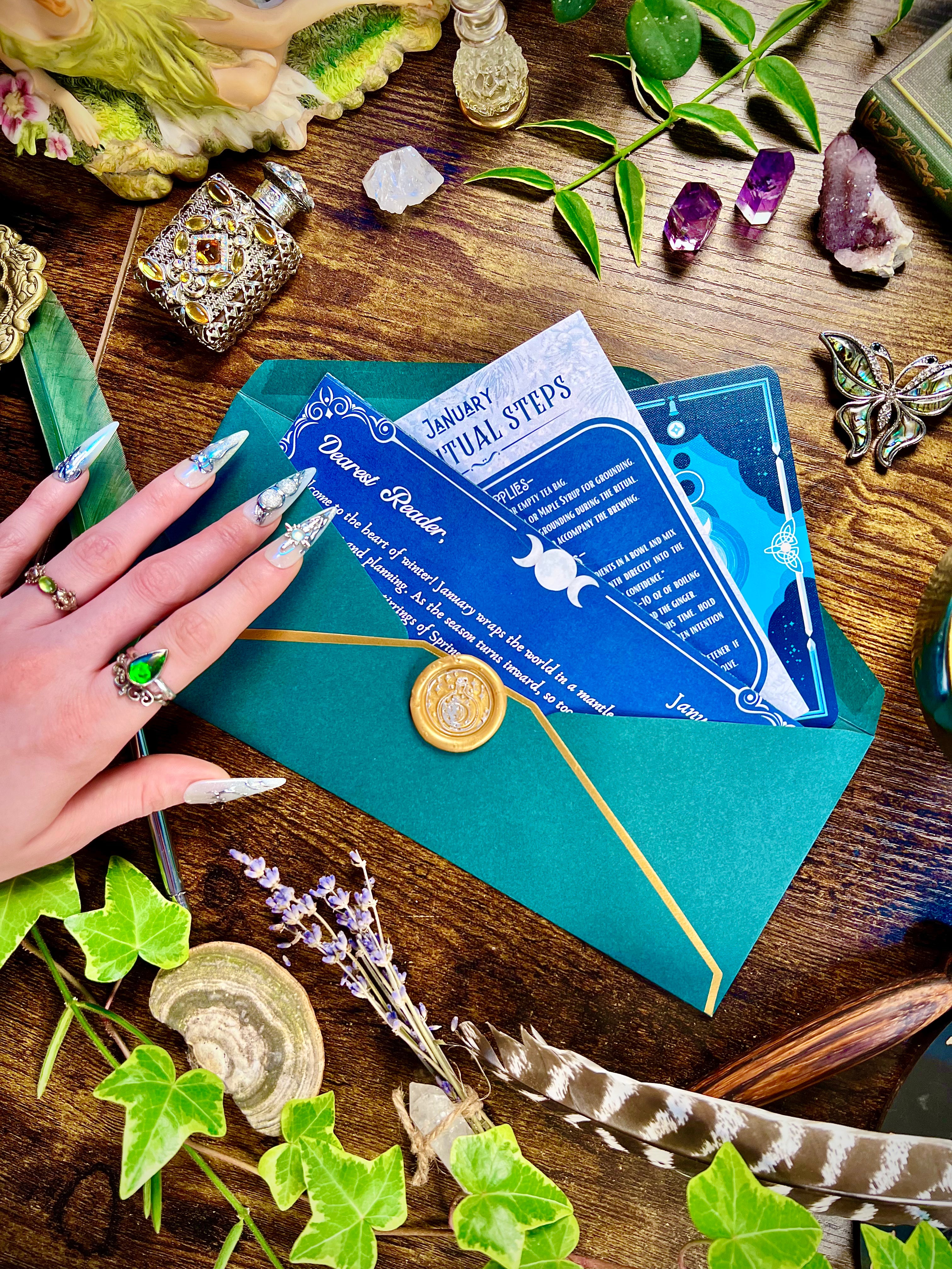 Triple Moon Tea Club Letters