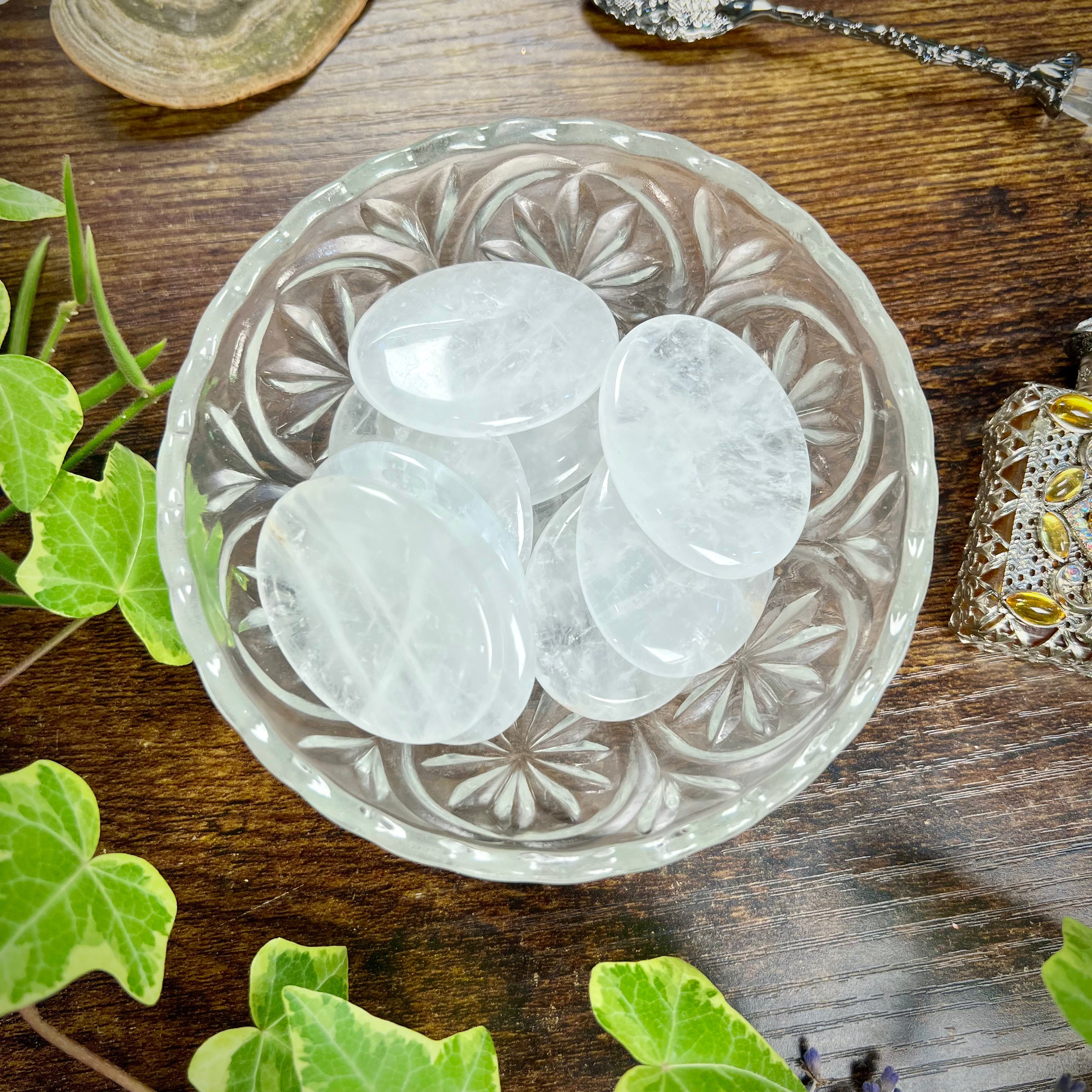 Clear Quartz - Worry Stone